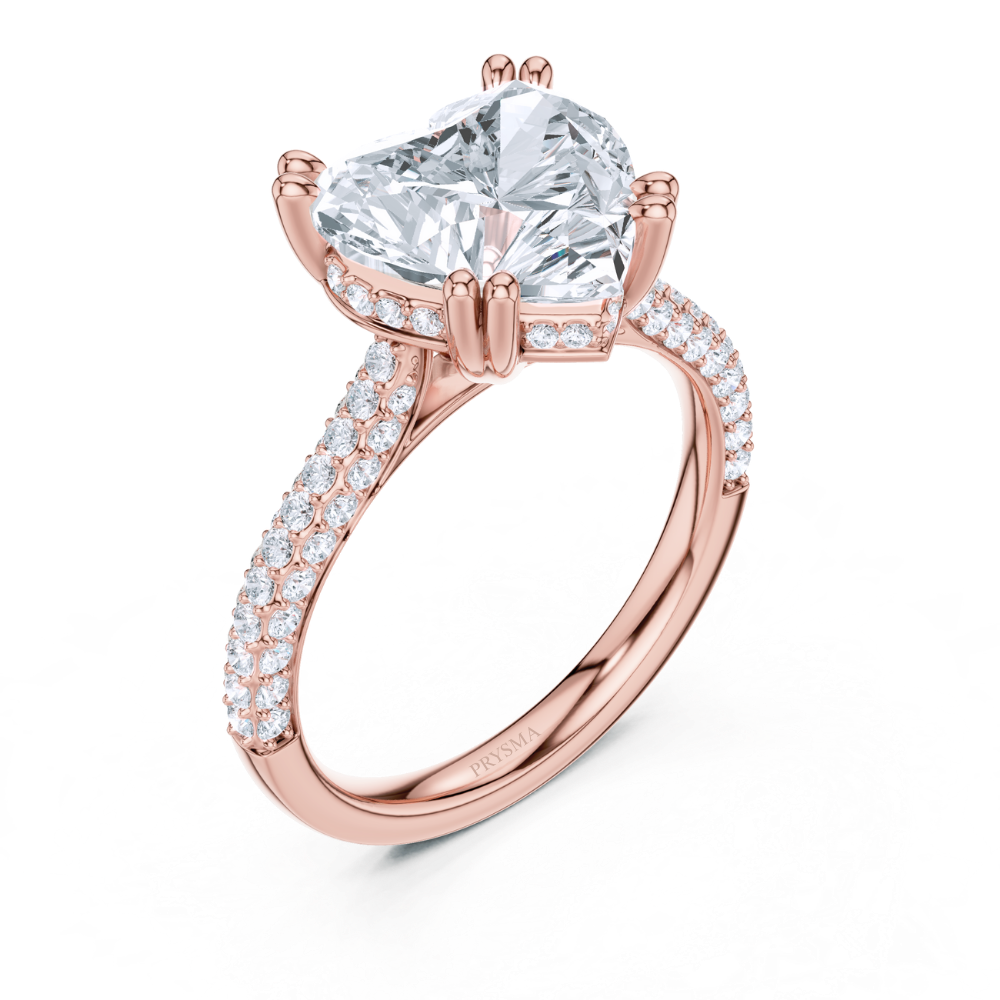 Amour Pavé Heart Ring