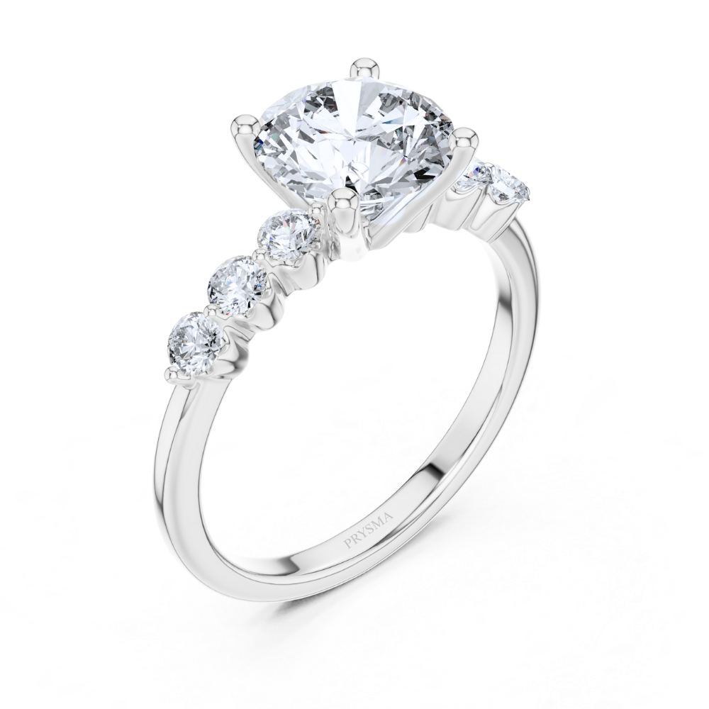 Radiant Harmony Solitaire Ring