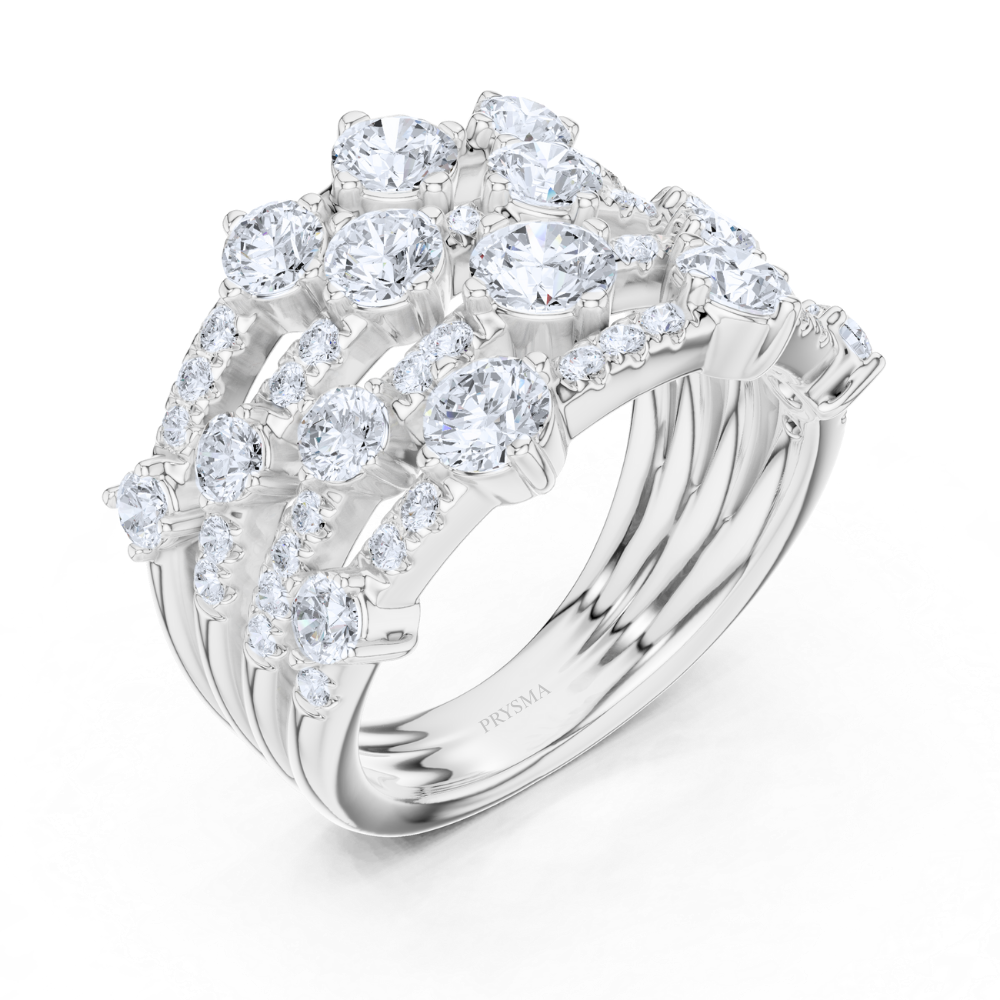 Radiance Crown Diamond Eternity Ring