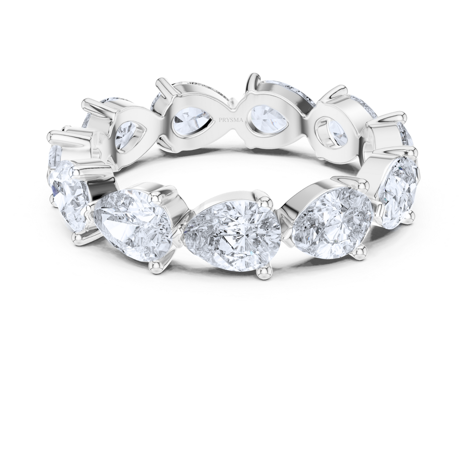 Eterna Pear Diamond Band