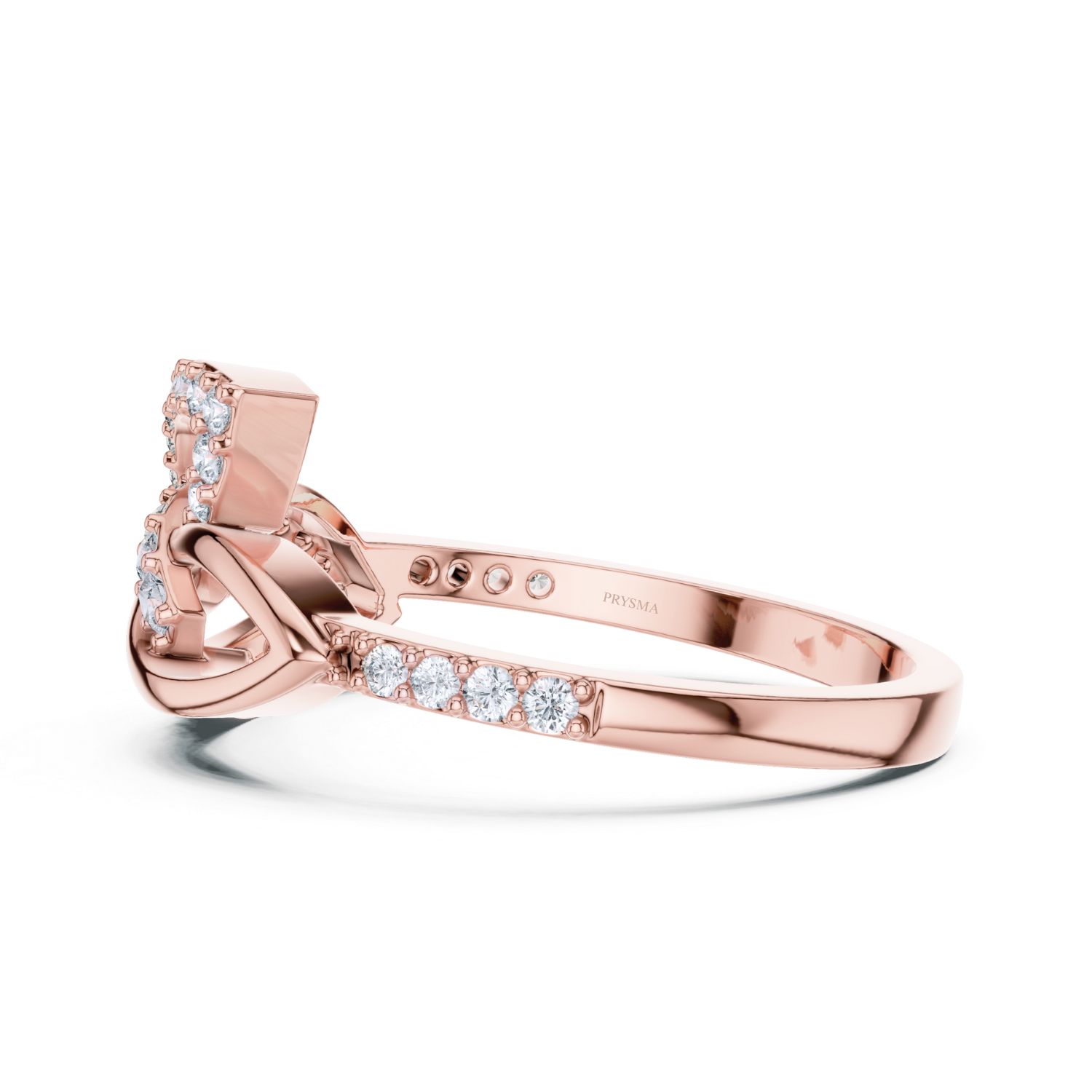 Twisted Harmony Diamond Ring