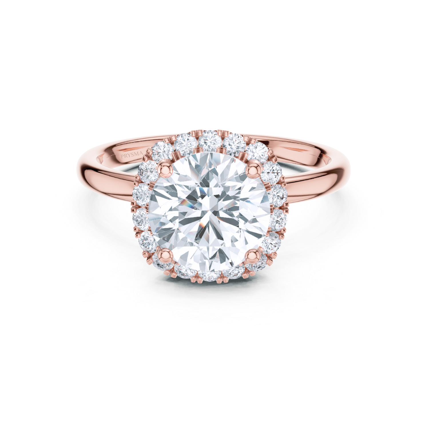 Classic Halo Diamond Ring