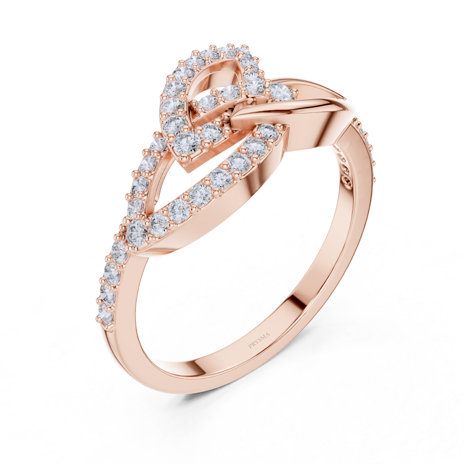 Twisted Harmony Diamond Ring