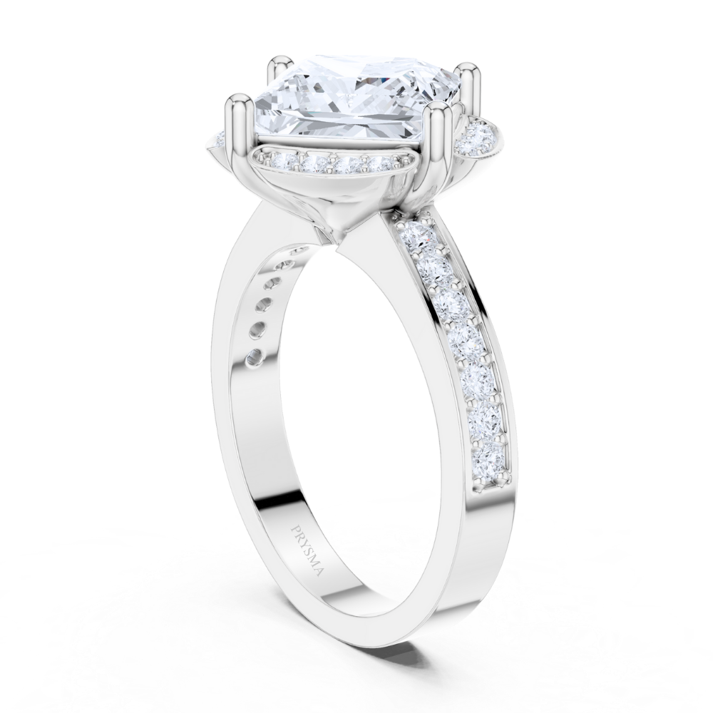 Regal Radiance Princess-Cut Ring
