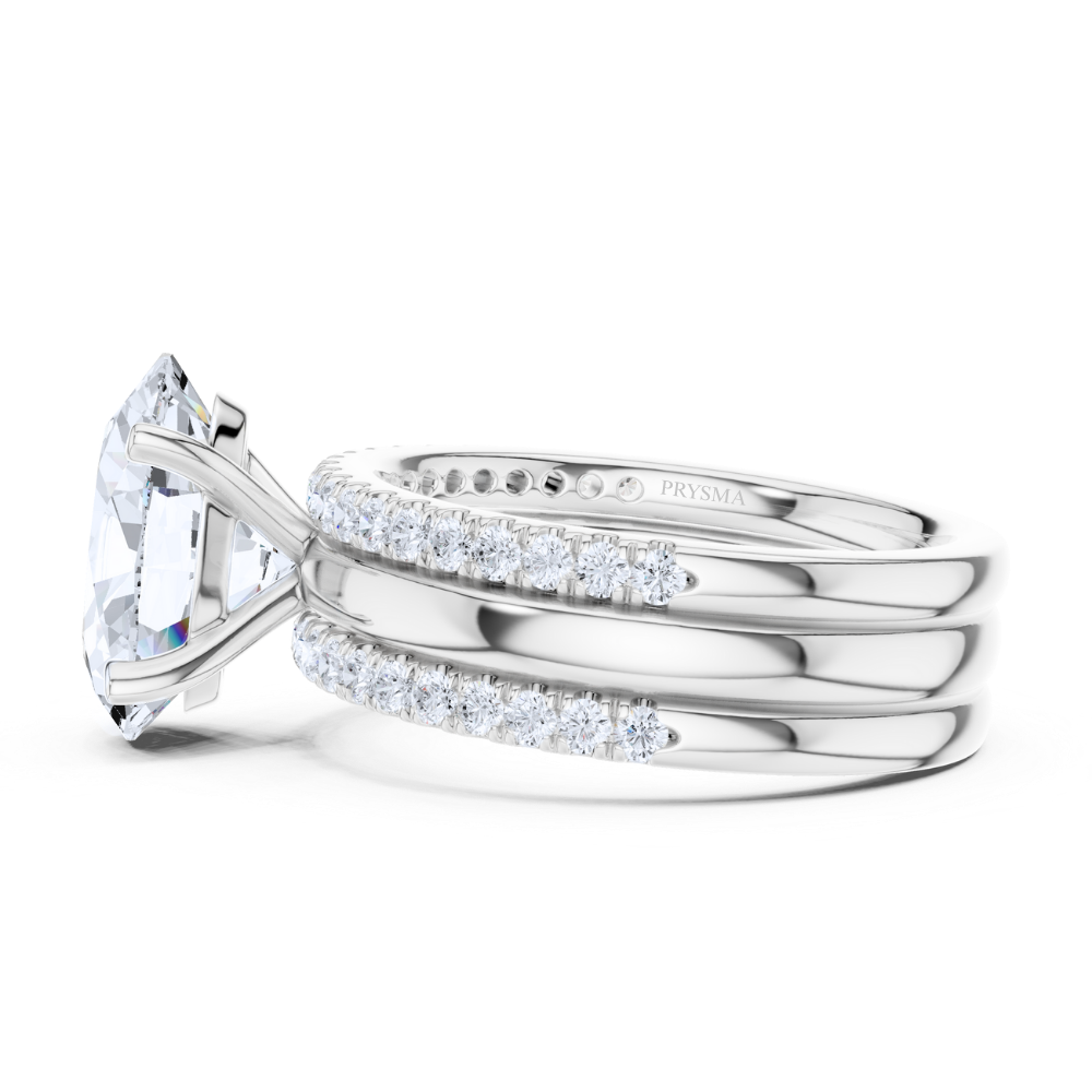 Eternal Oval Elegance Bridal Ring