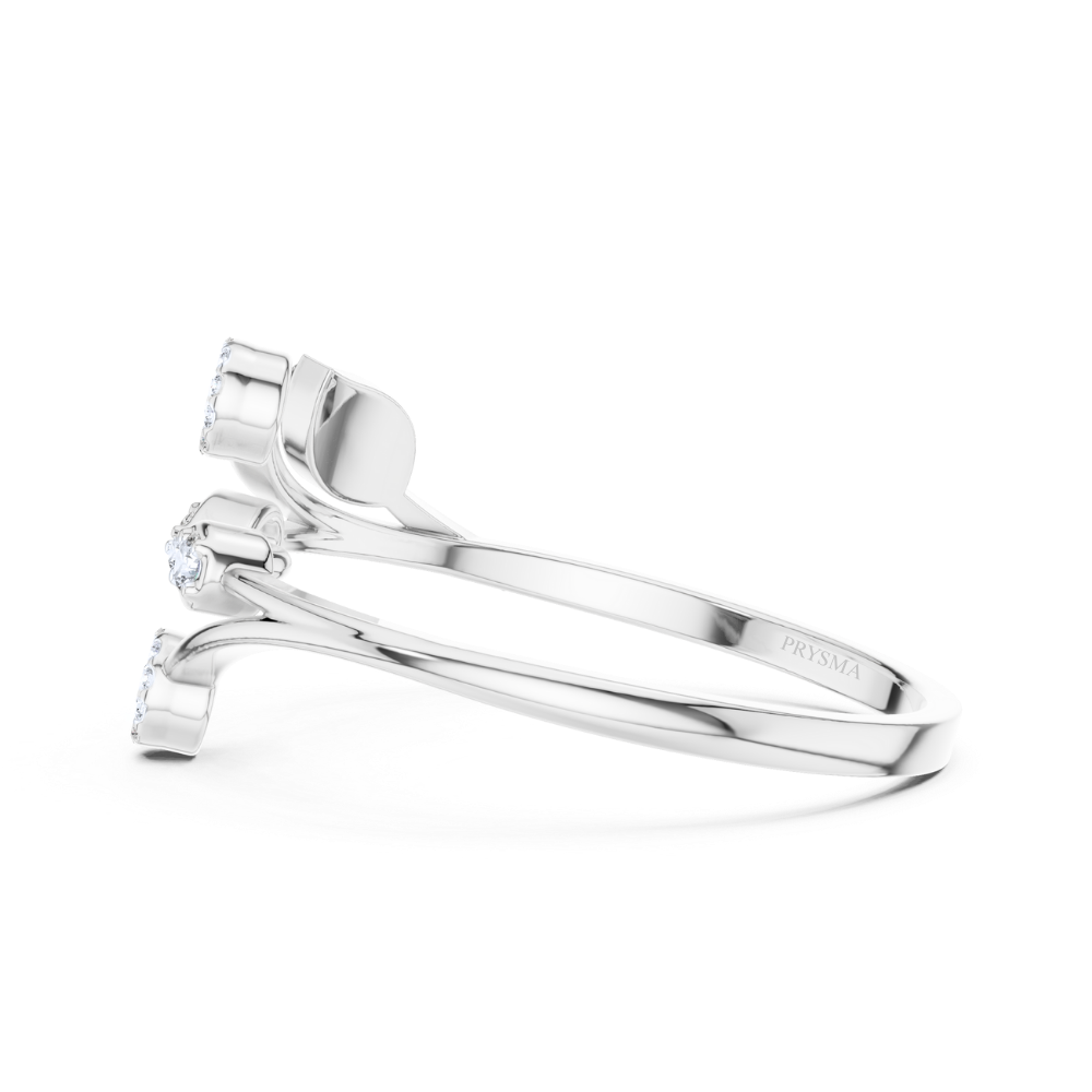 Sparkling Vine Wrap Ring