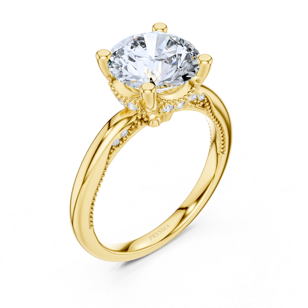 Timeless Round Solitaire Diamond Ring