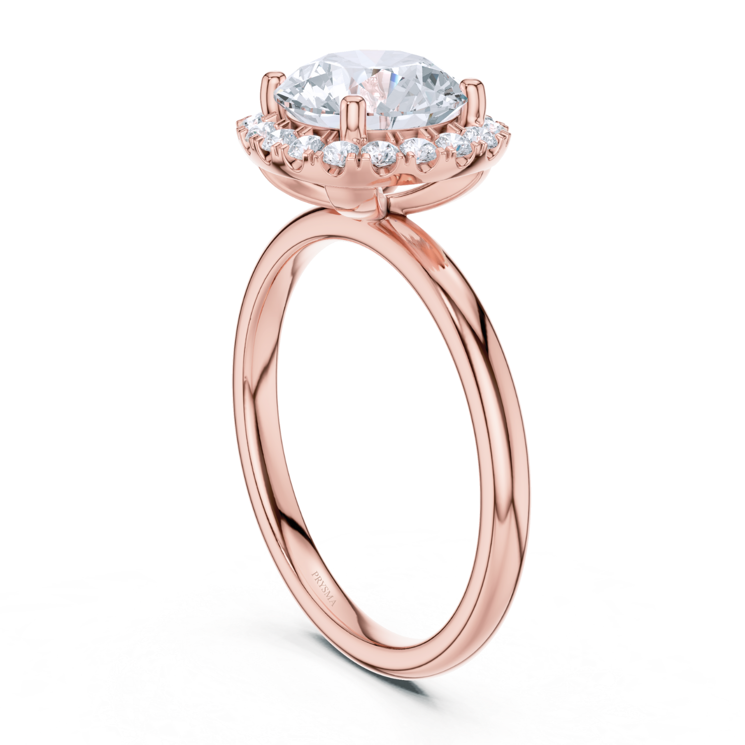 Classic Halo Diamond Ring