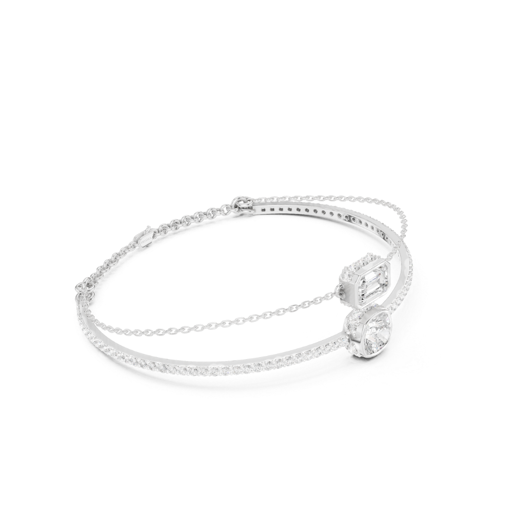 Duoluxe Diamond Chain Bracelet