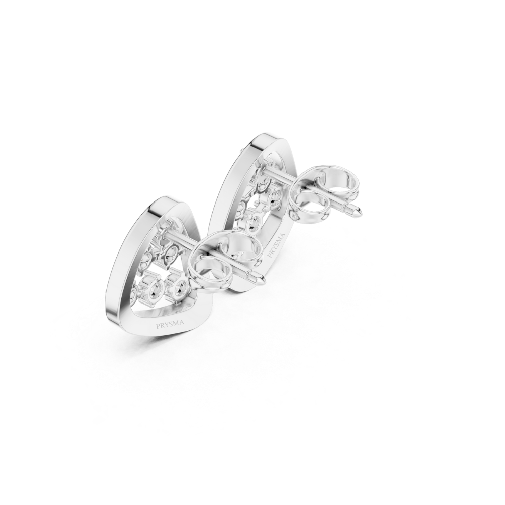 Radiant Geo Diamond Studs