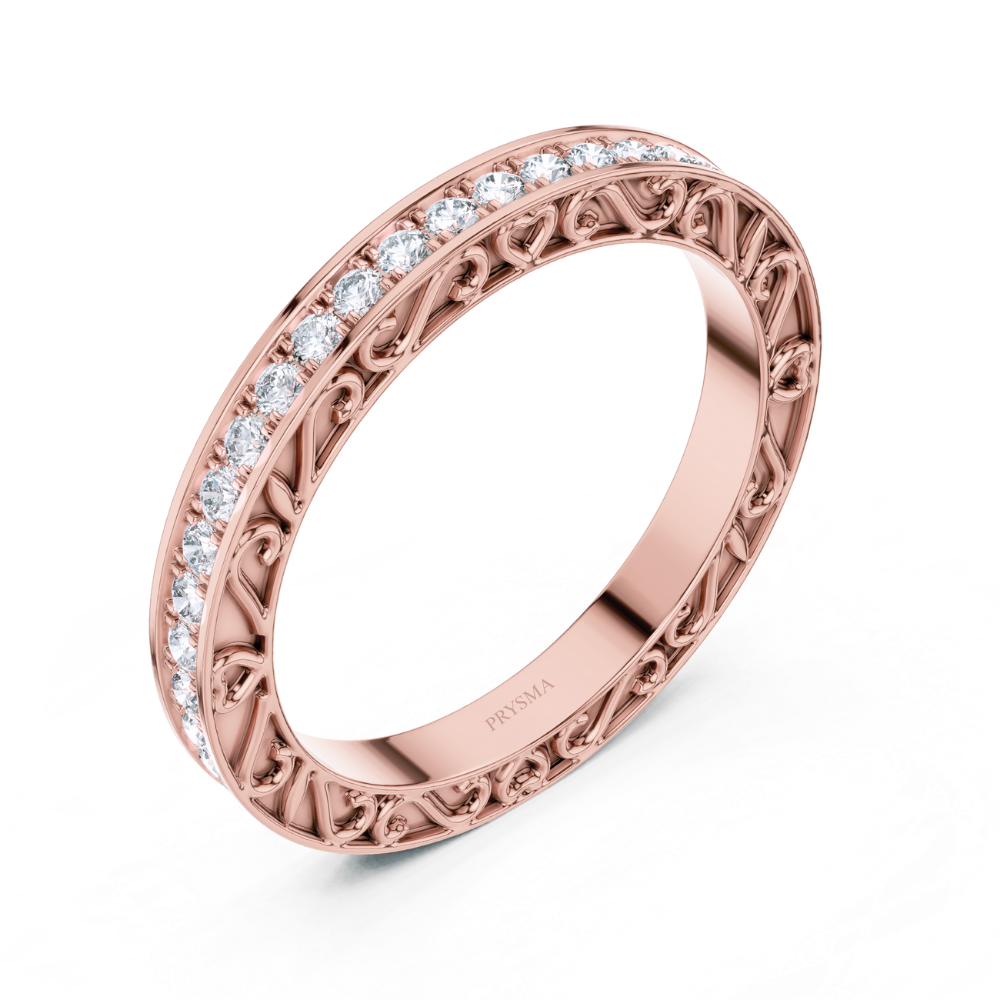 Vintage Vine Eternity Ring