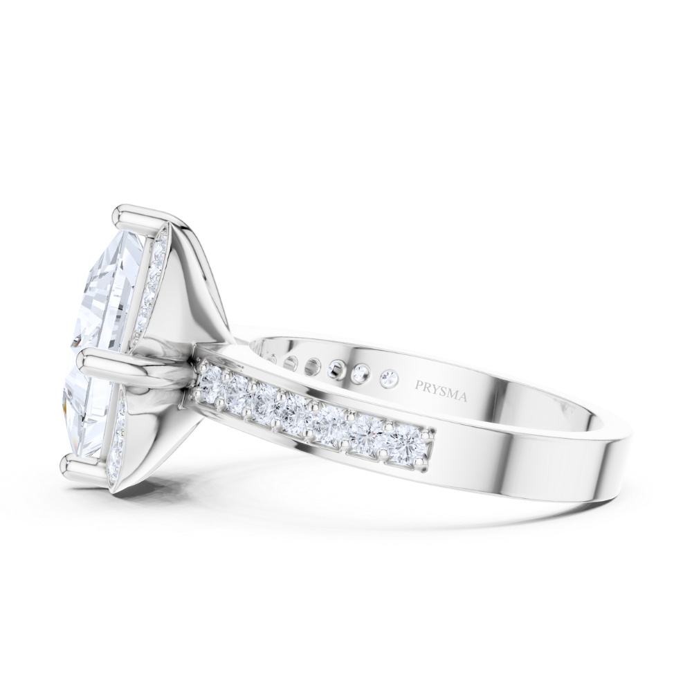Regal Radiance Princess-Cut Ring
