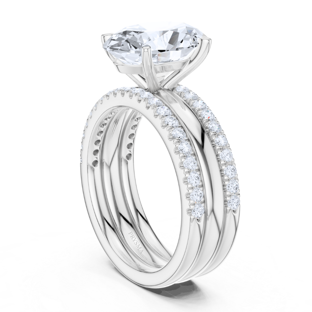 Eternal Oval Elegance Bridal Ring