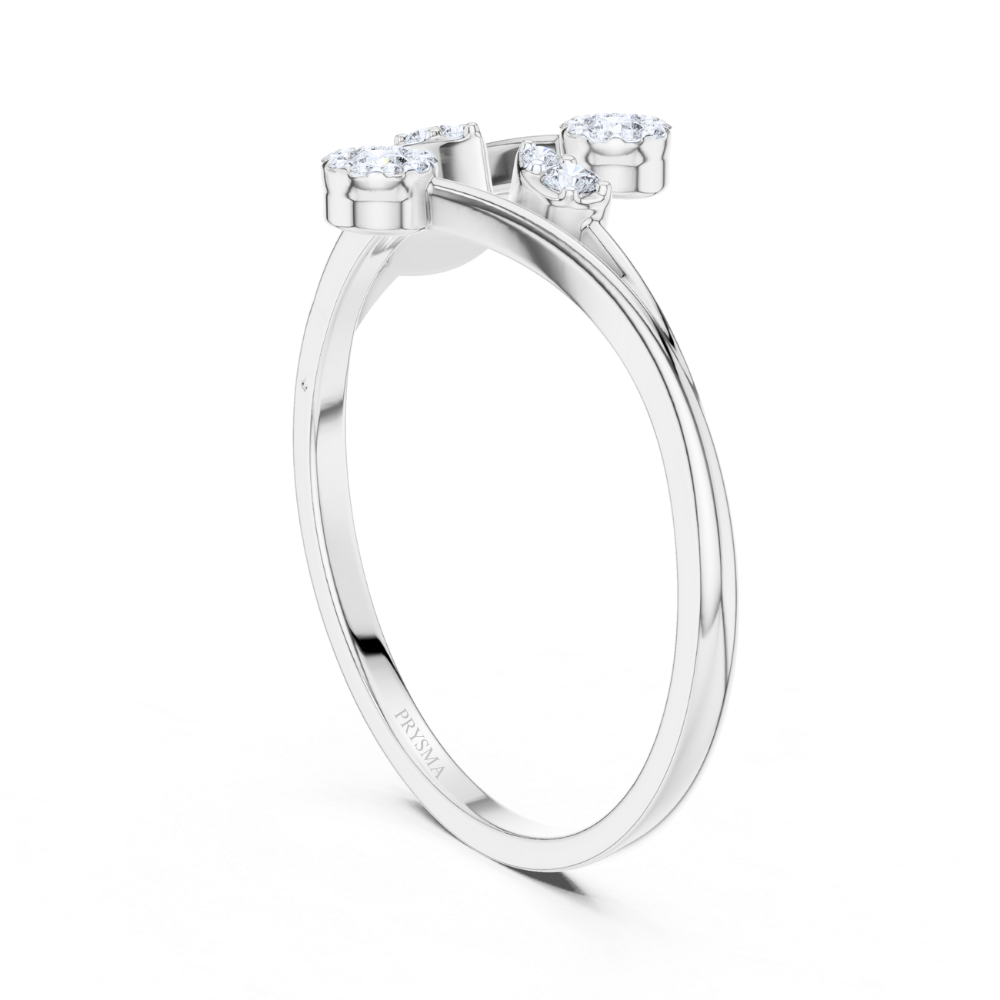 Sparkling Vine Wrap Ring