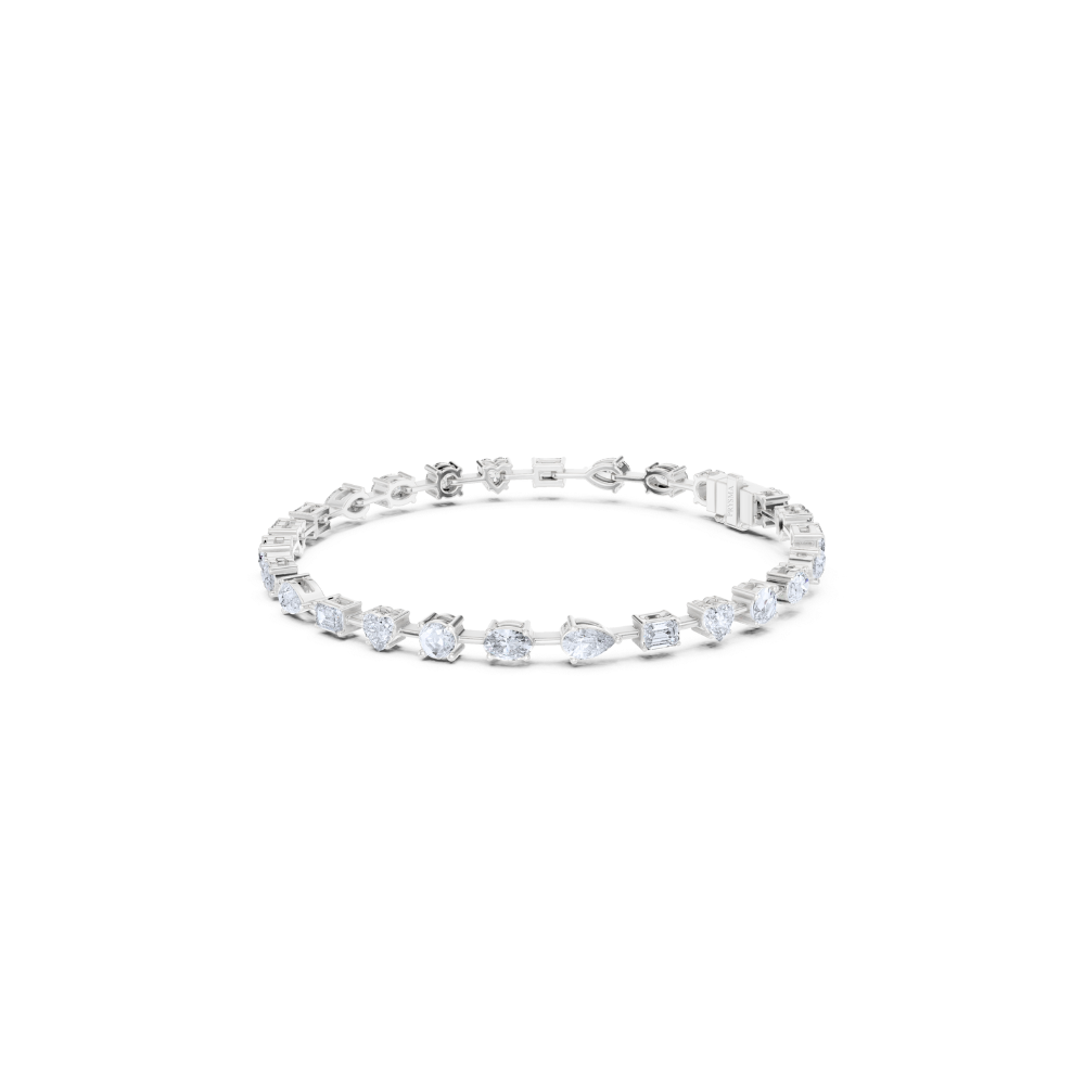 Crown Radiance Diamond Bracelet