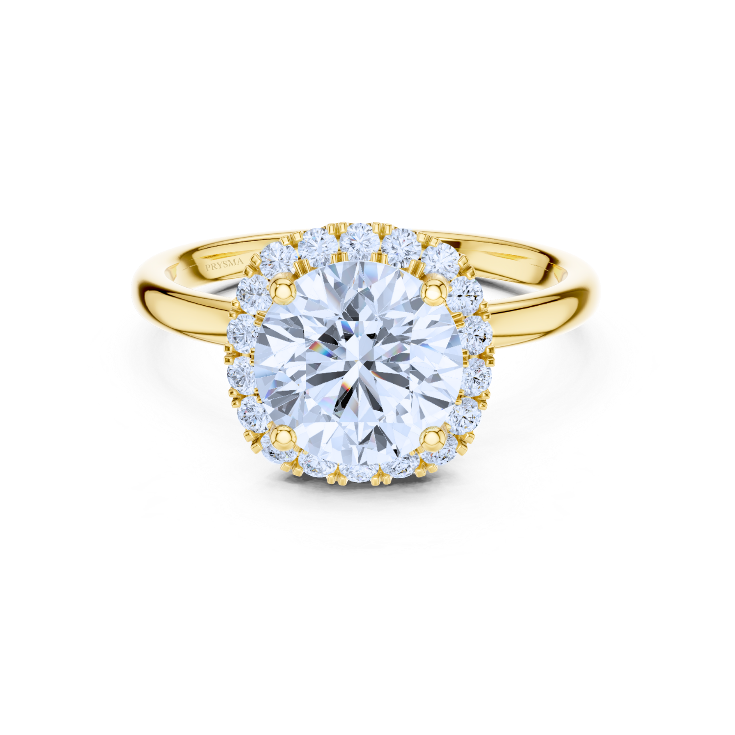 Classic Halo Diamond Ring