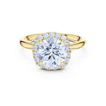 Classic Halo Diamond Ring