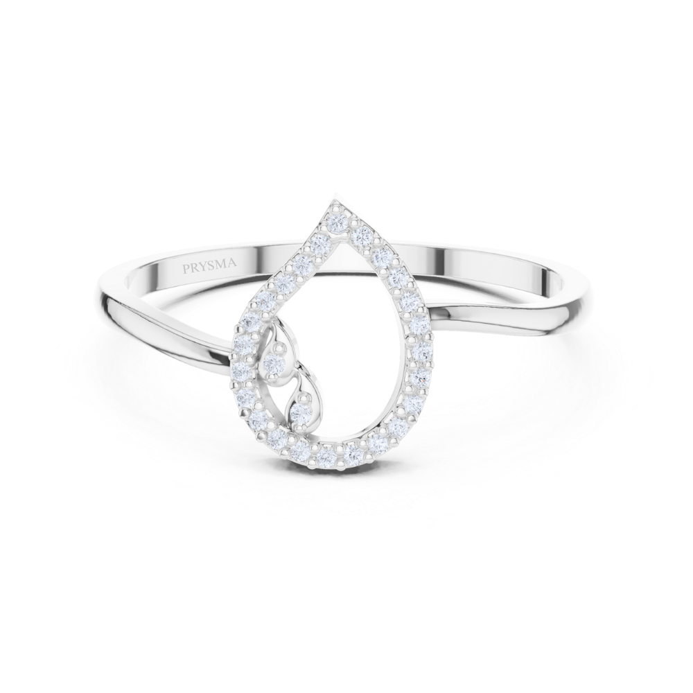 Dewdrop Elegance Diamond Ring