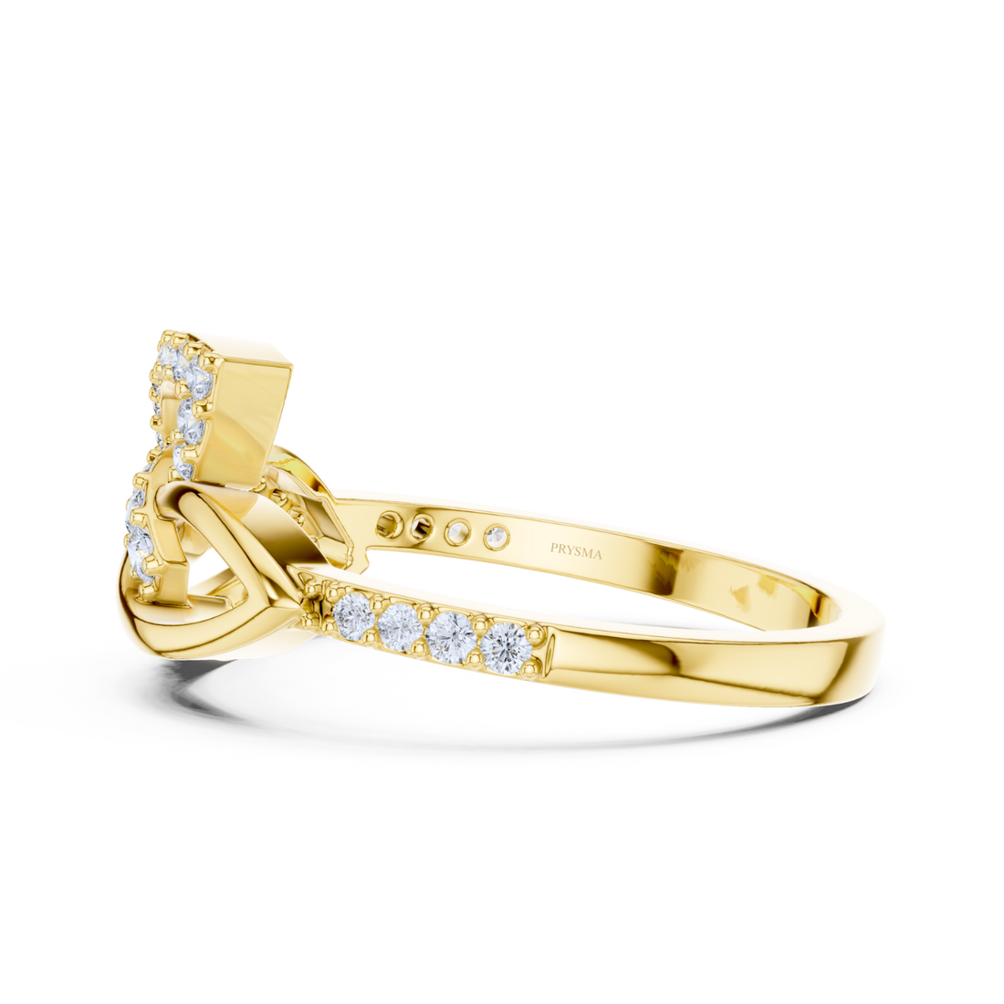 Twisted Harmony Diamond Ring