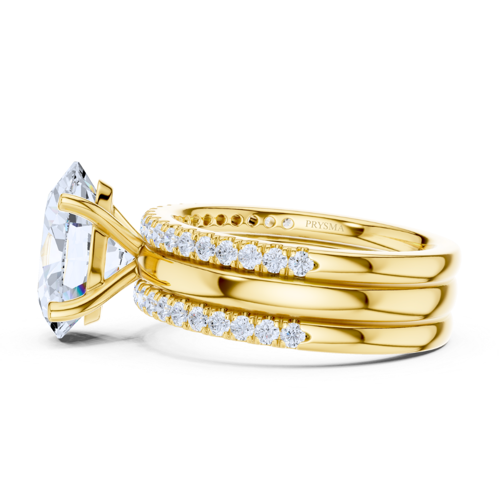 Eternal Oval Elegance Bridal Ring