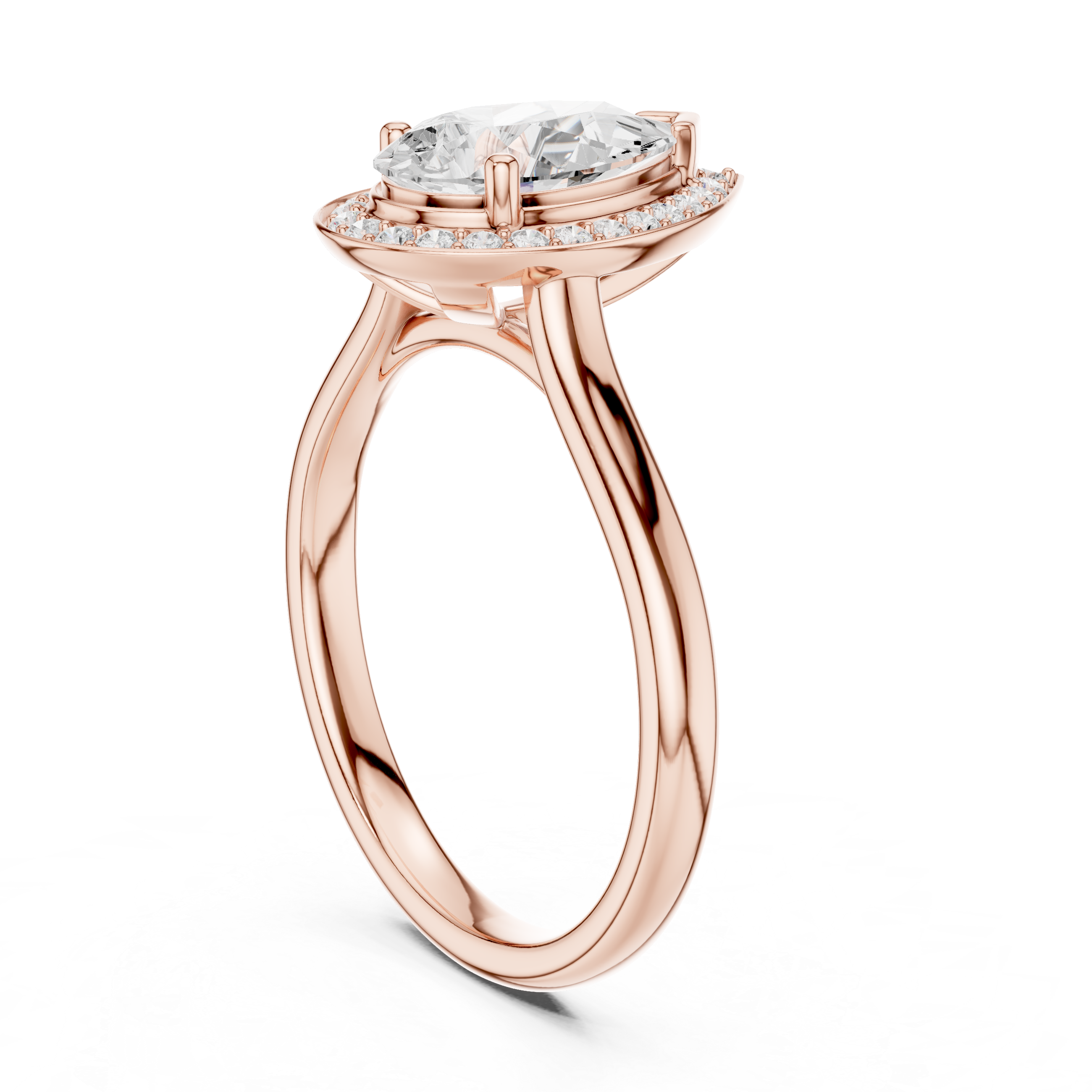 Celestial Pear-shaped Diamond Ring