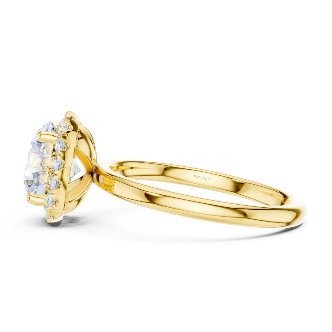 Classic Halo Diamond Ring