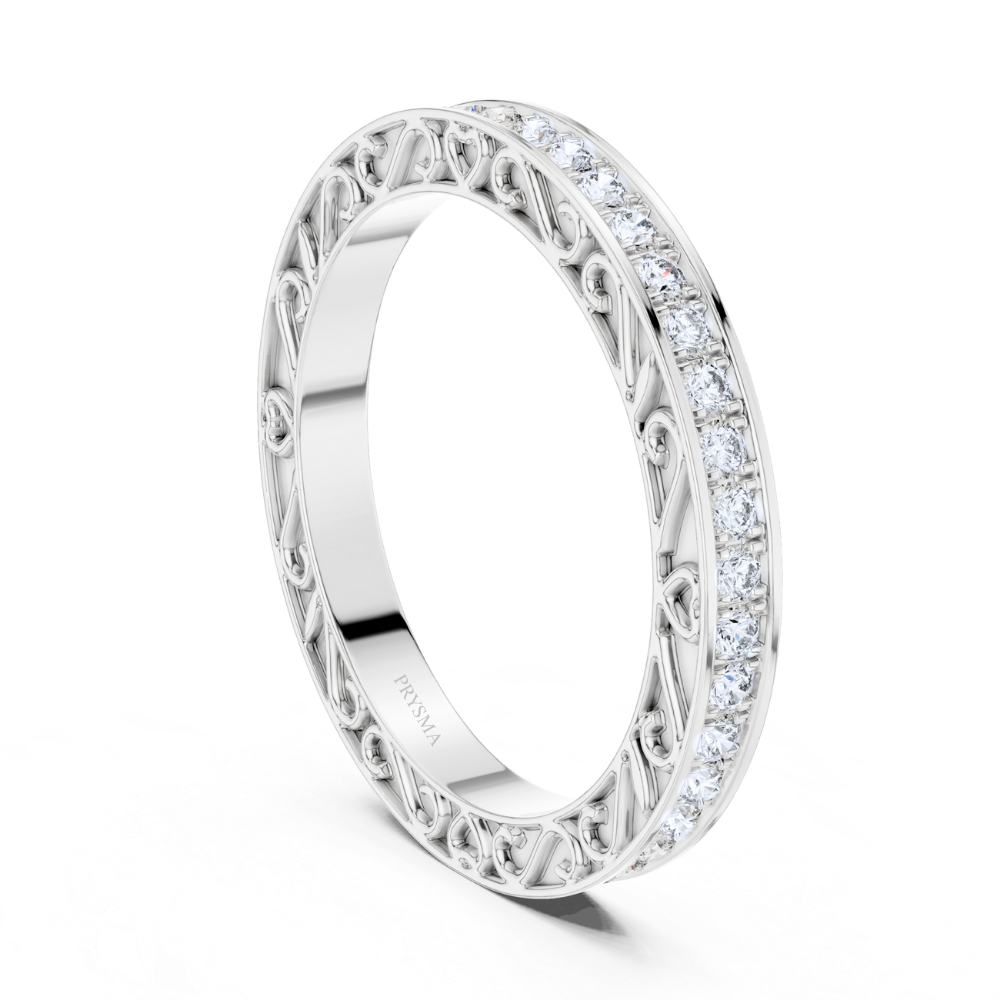 Vintage Vine Eternity Ring