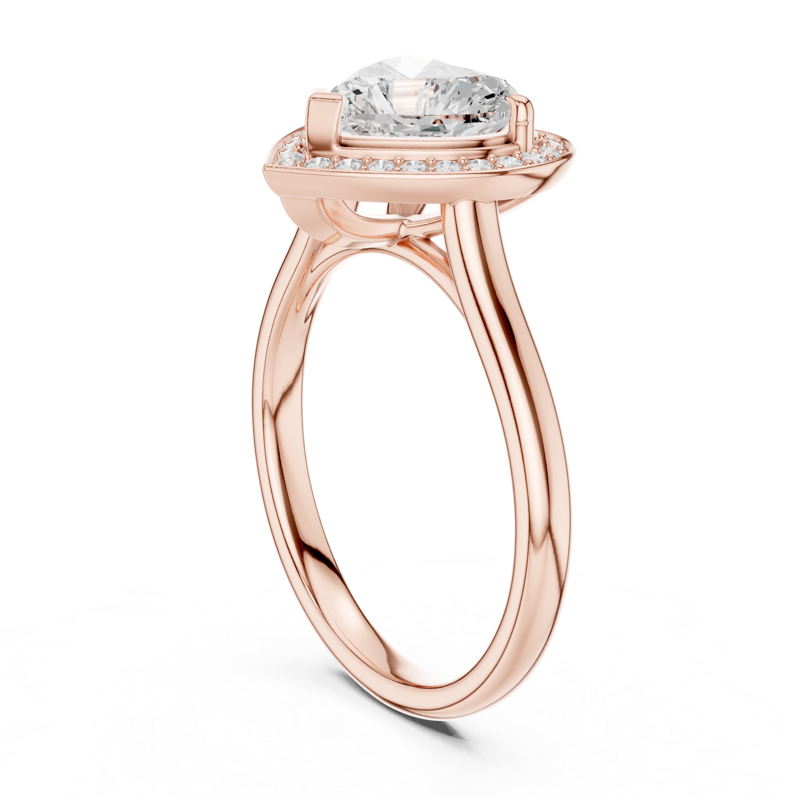 Eternal Heart Halo Ring