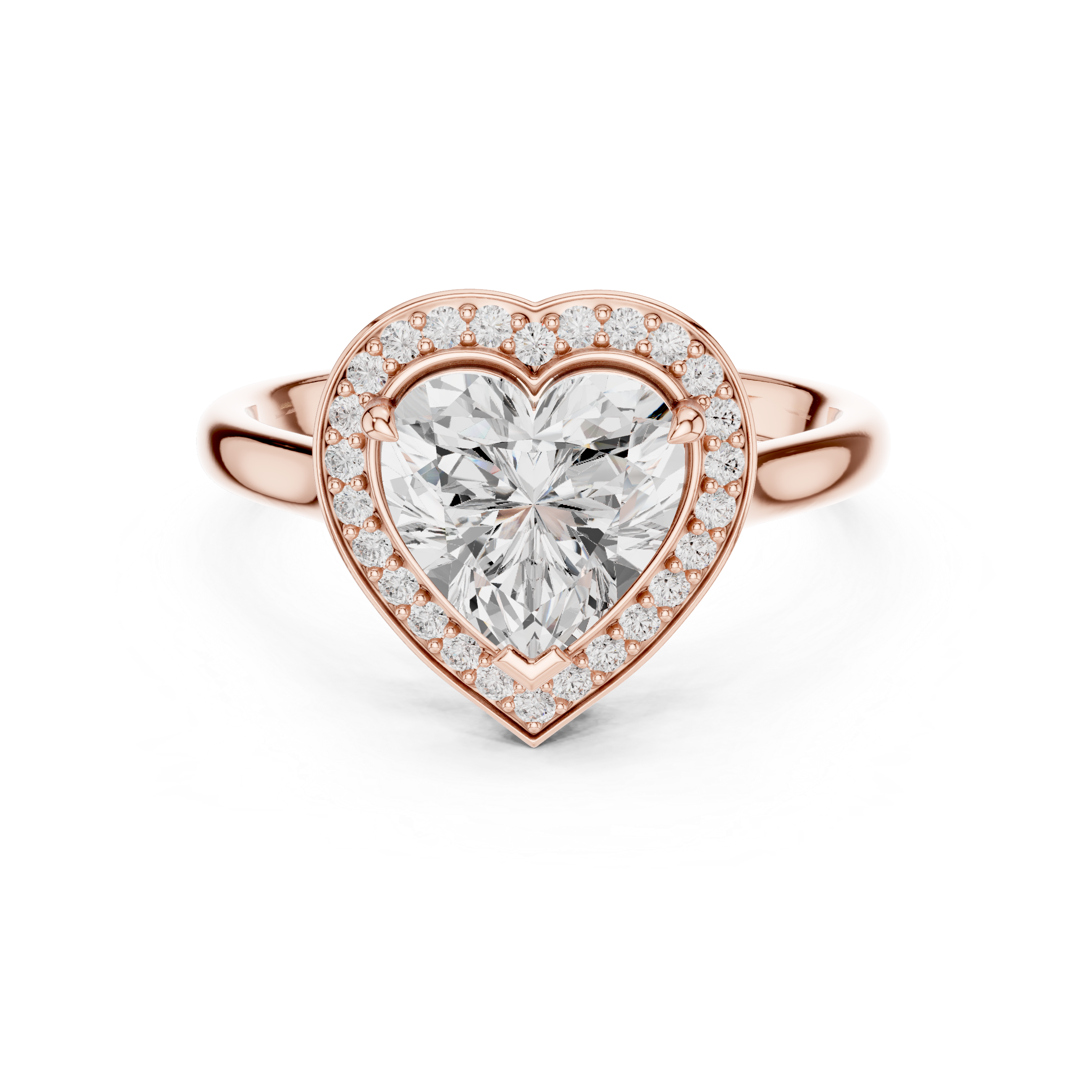 Eternal Heart Halo Ring
