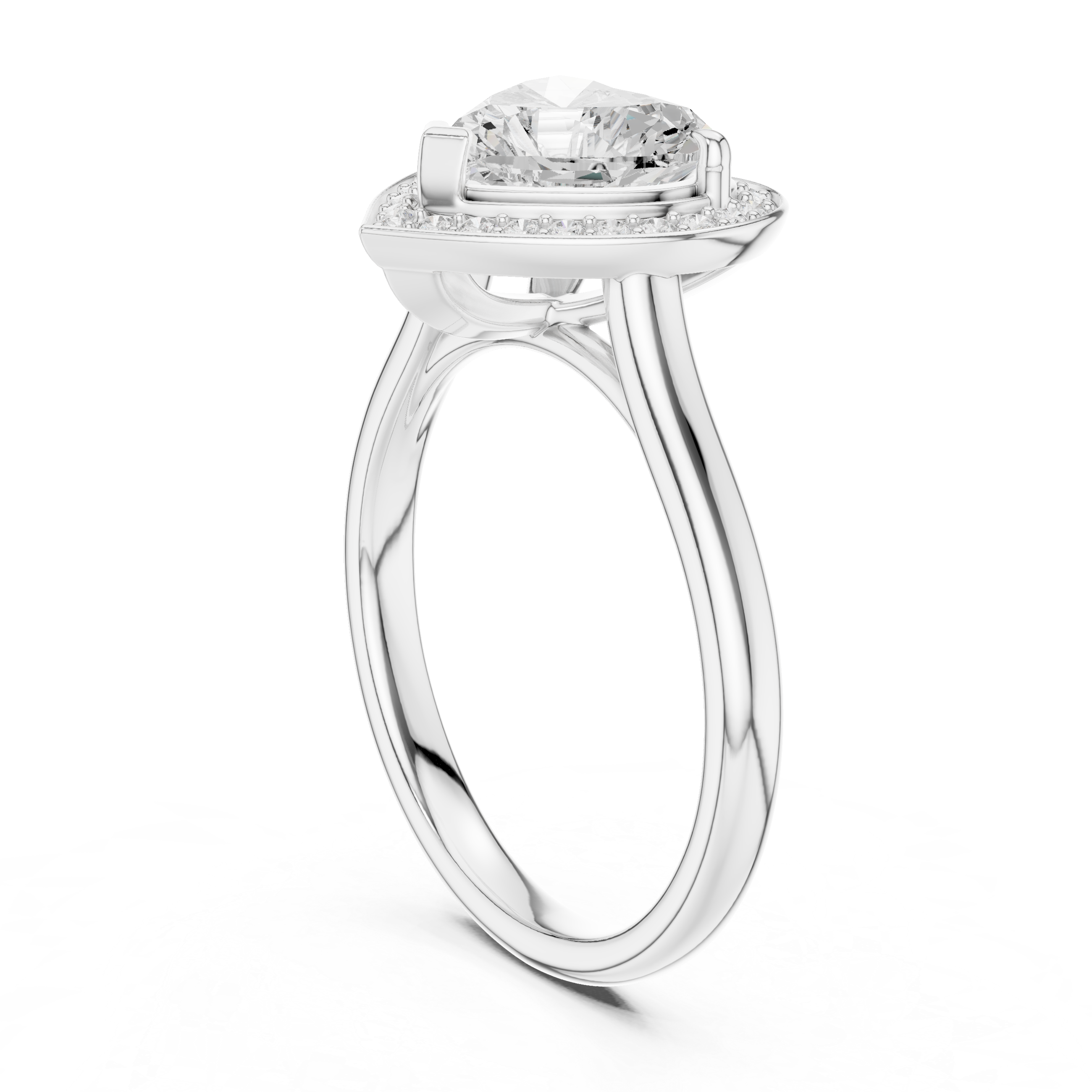 Eternal Heart Halo Ring