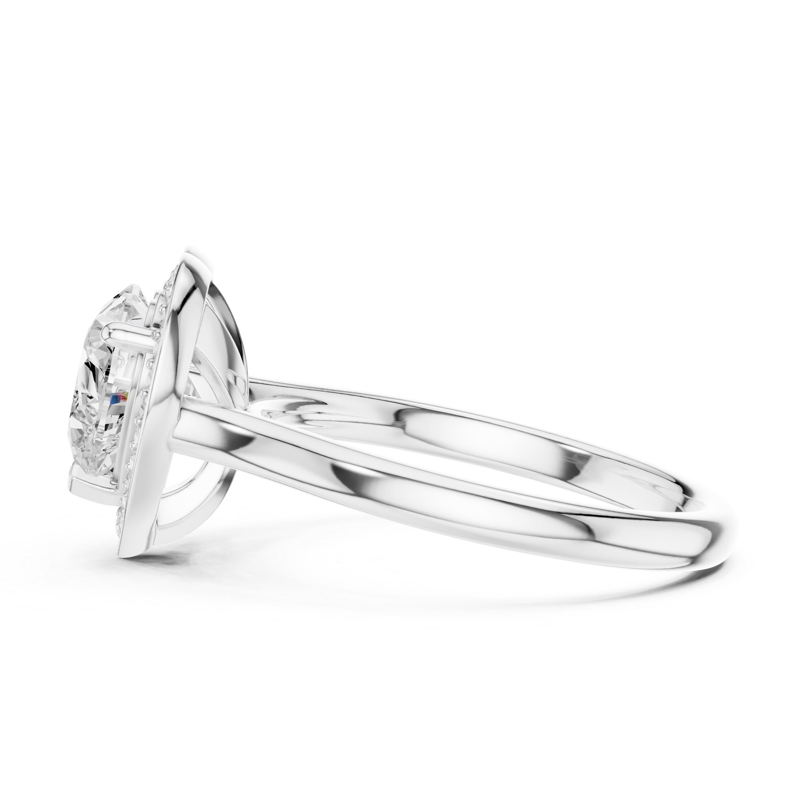 Eternal Heart Halo Ring