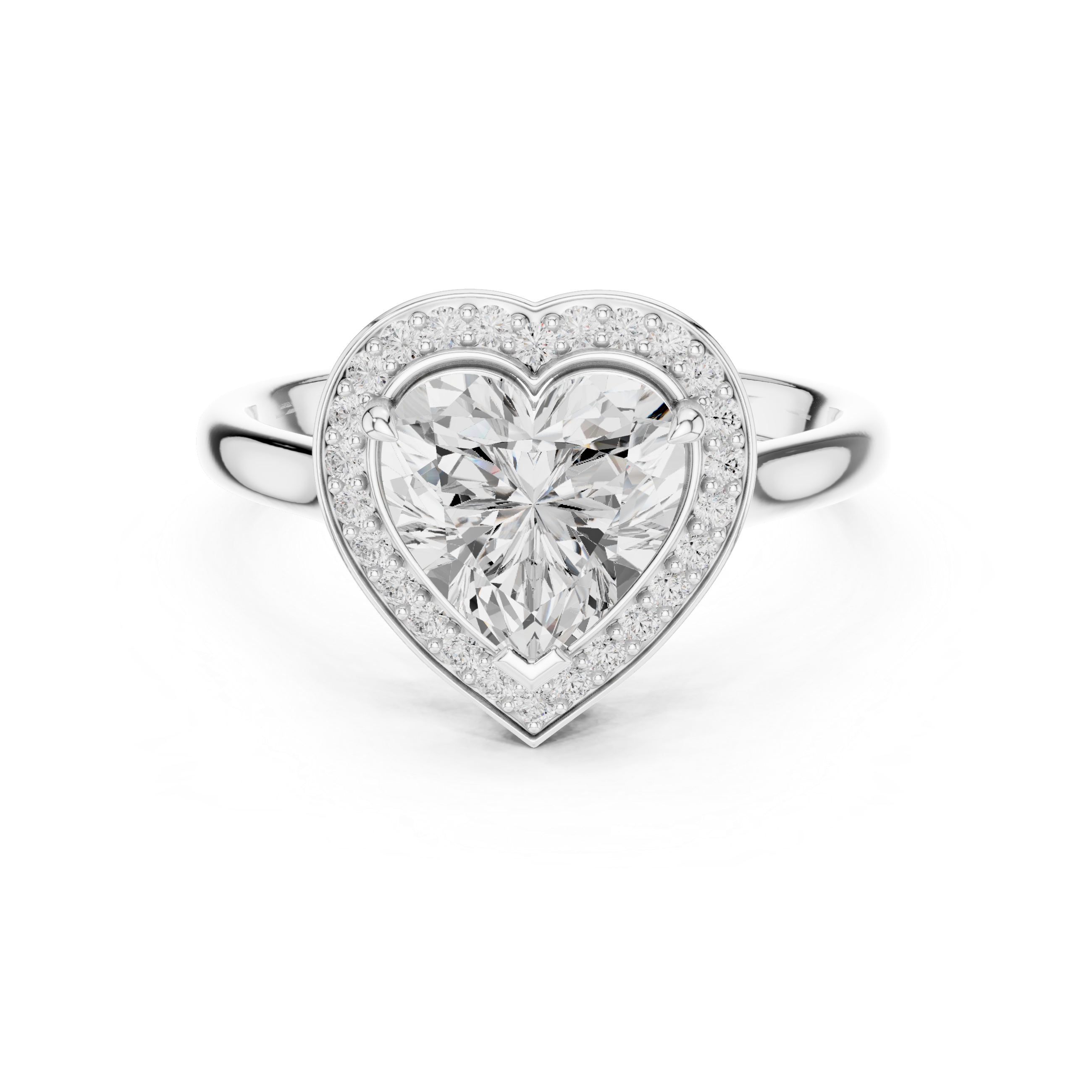 Eternal Heart Halo Ring