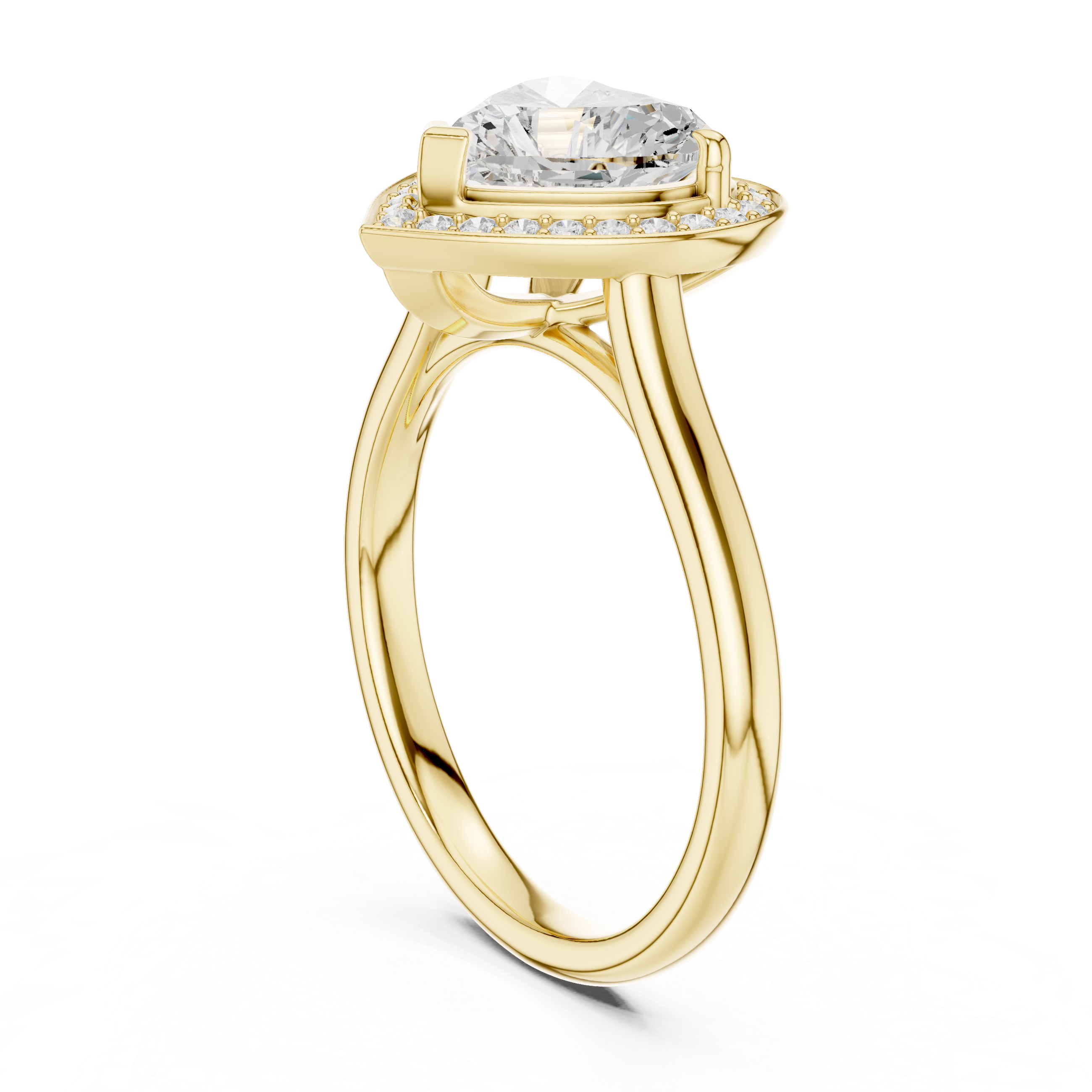 Eternal Heart Halo Ring