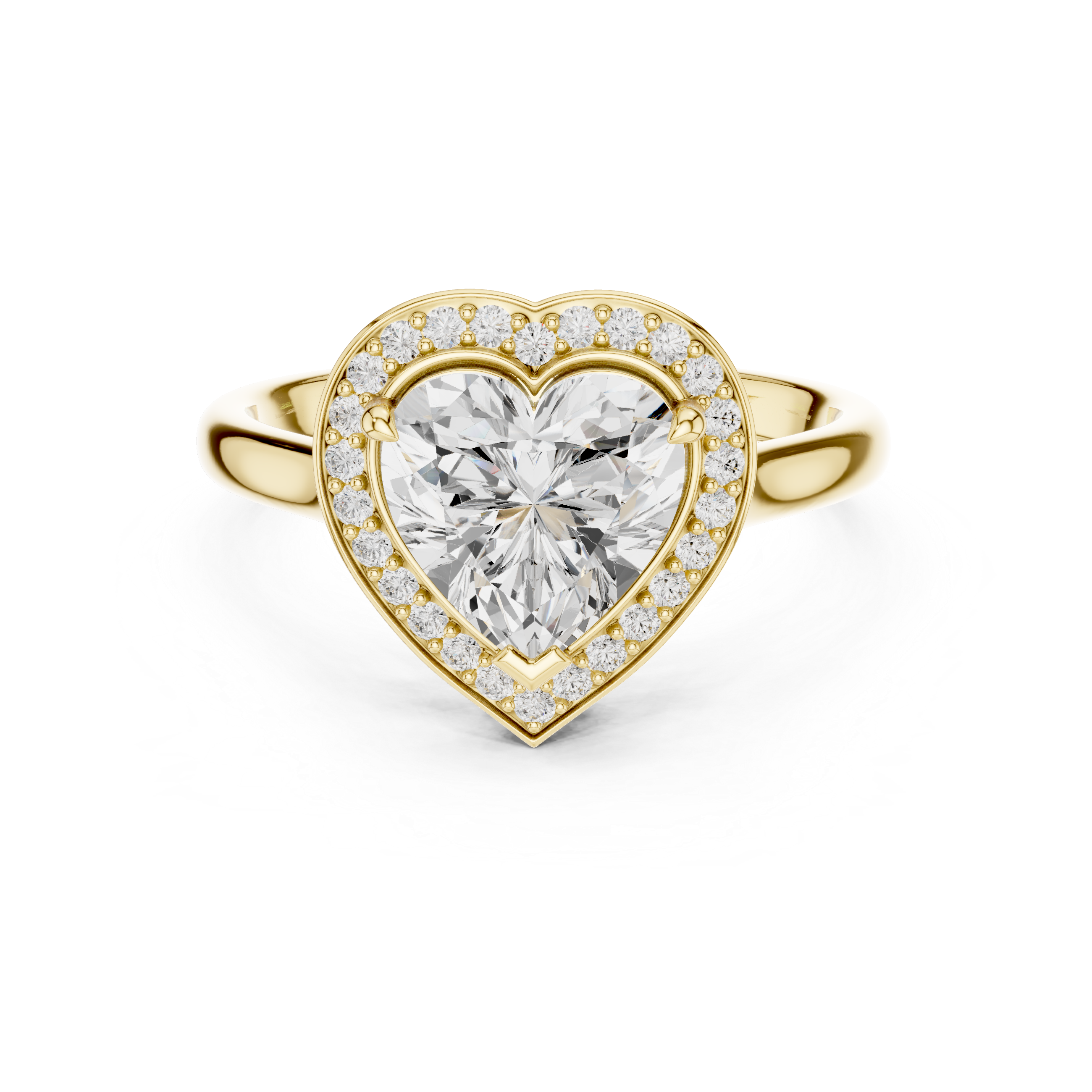 Eternal Heart Halo Ring