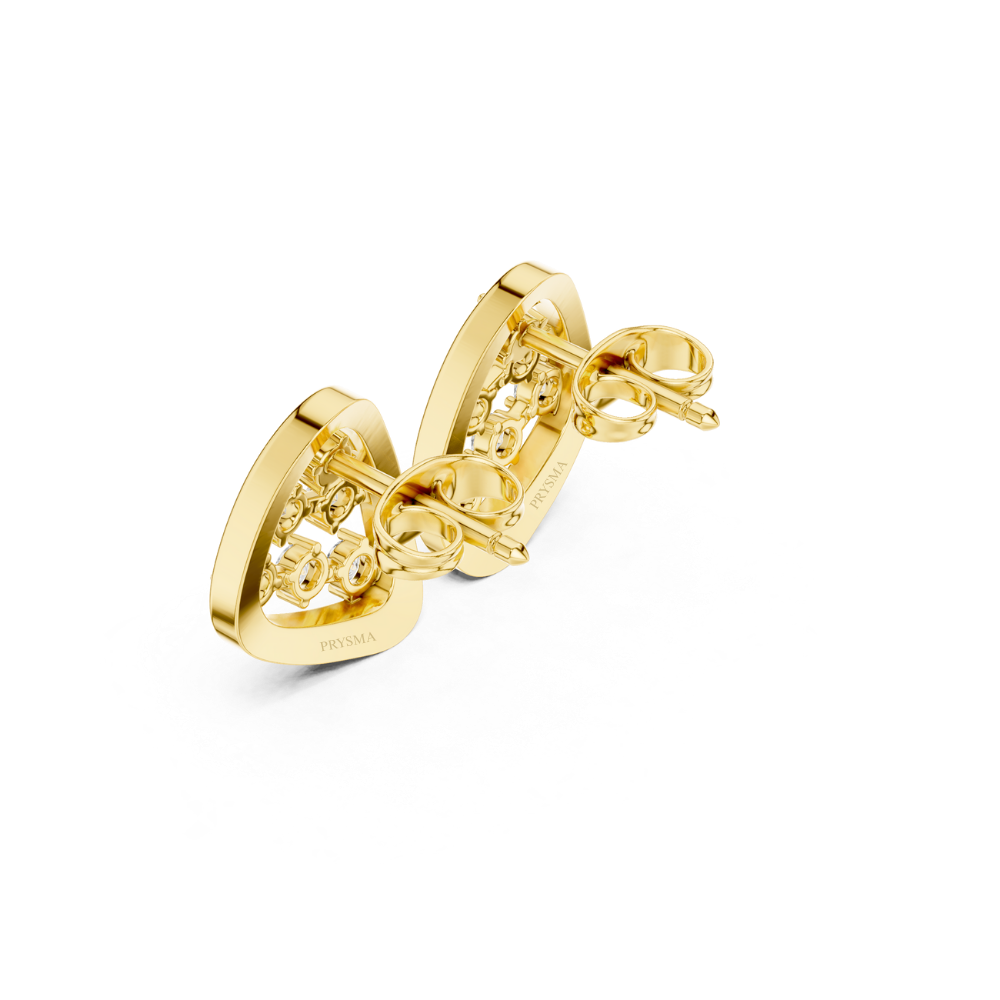 Radiant Geo Diamond Studs