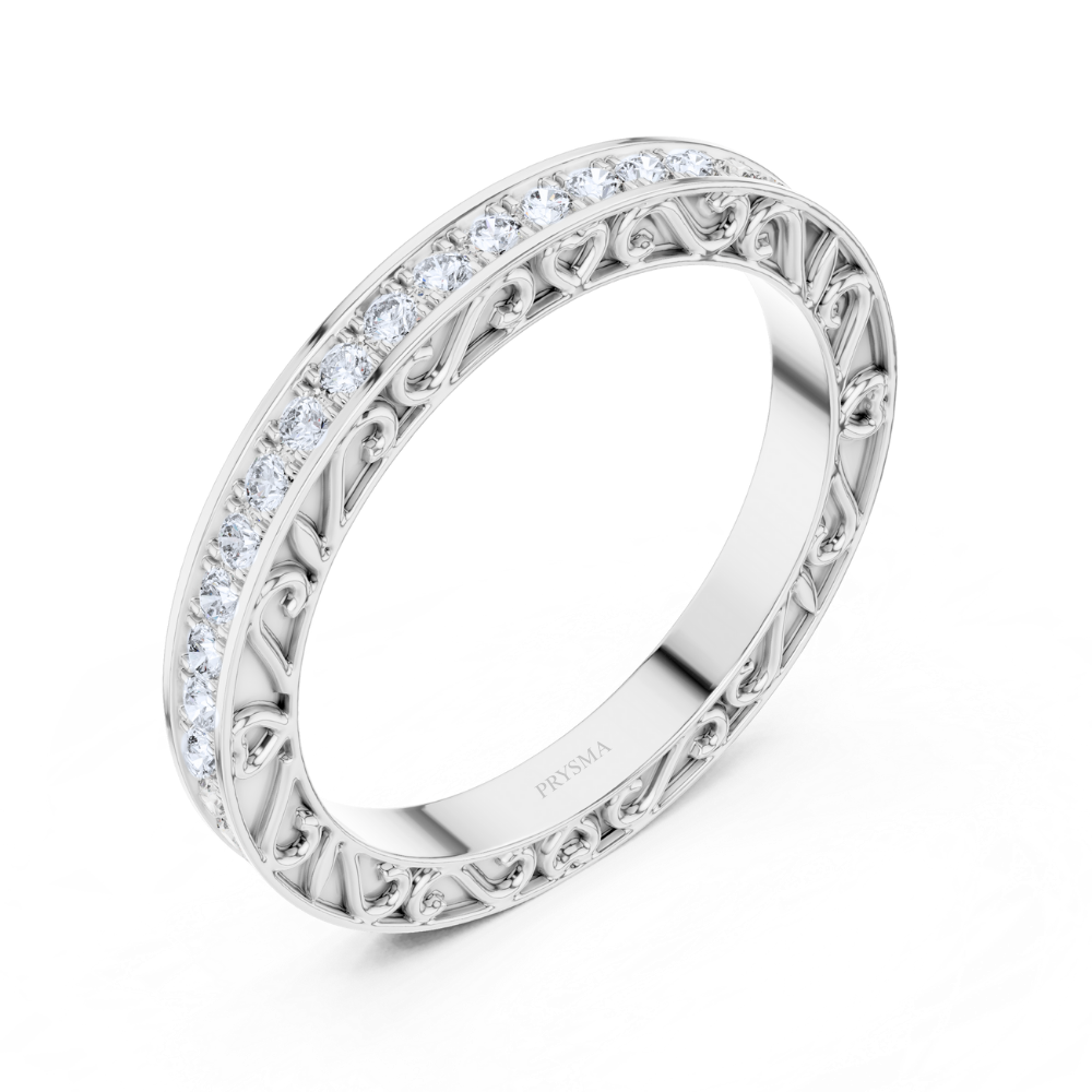 Vintage Vine Eternity Ring
