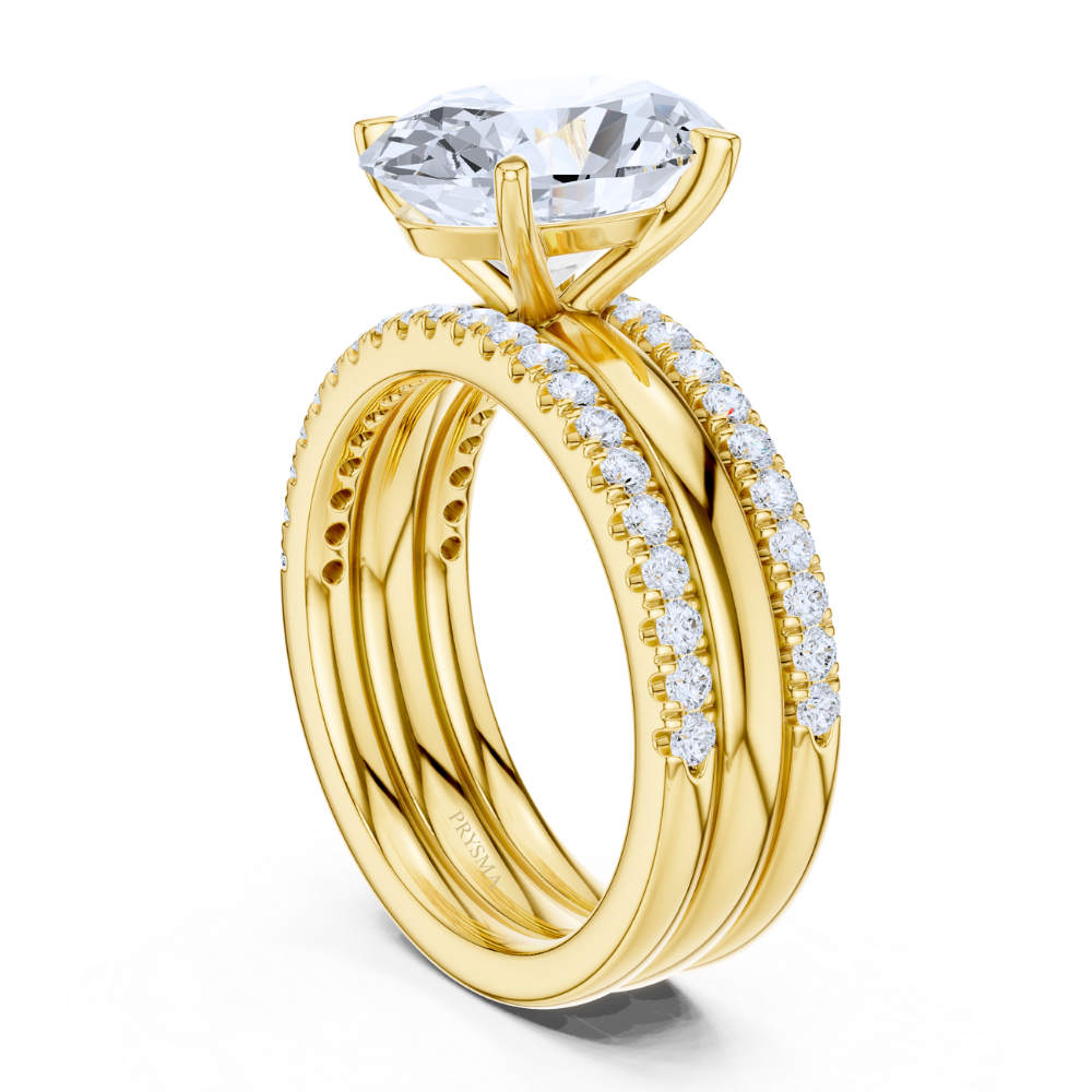 Eternal Oval Elegance Bridal Ring
