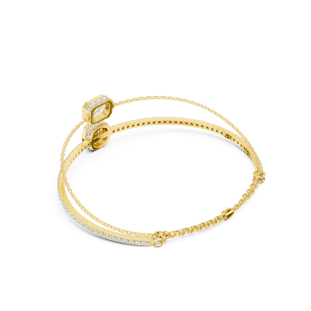 Duoluxe Diamond Chain Bracelet