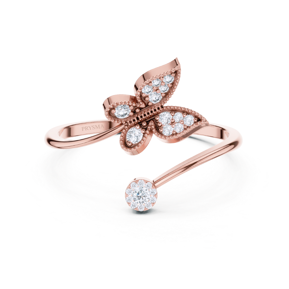 Butterfly Spark Wrap Ring