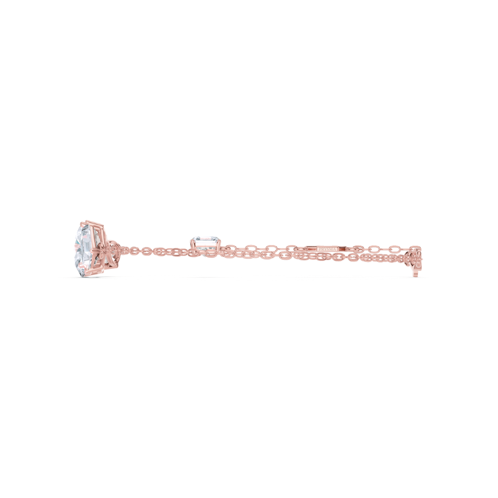 Trio Radiance Mixed-Cut Diamond Bracelet