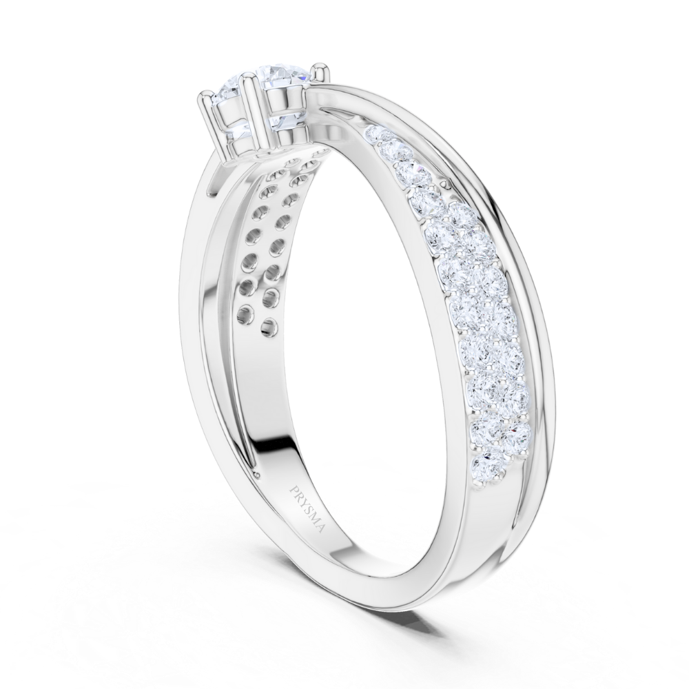 Radiant Embrace Solitaire Ring