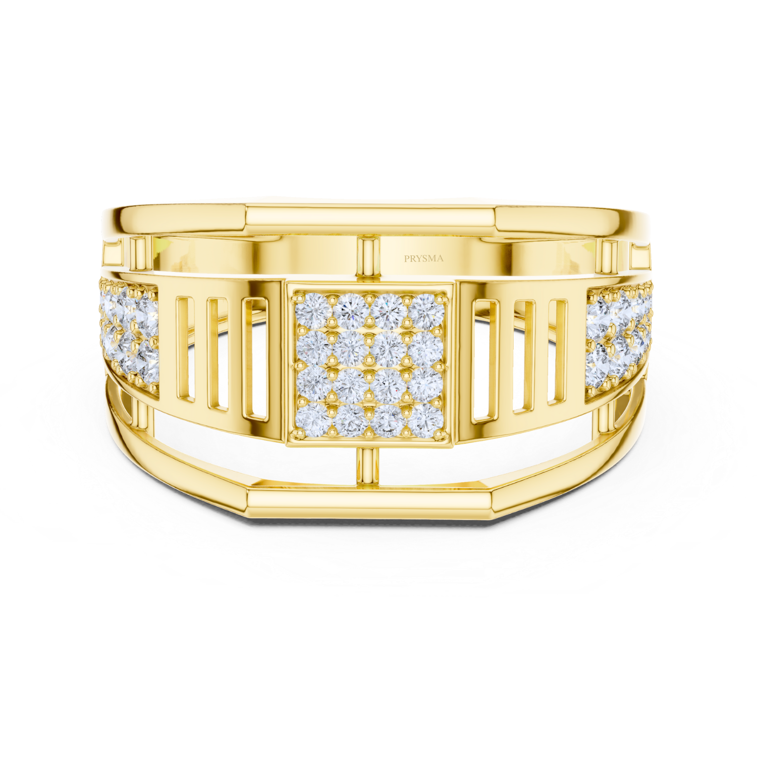 Geometric Diamond Band