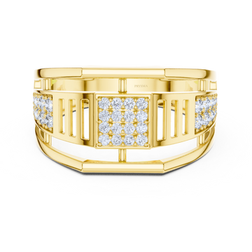 Geometric Diamond Band