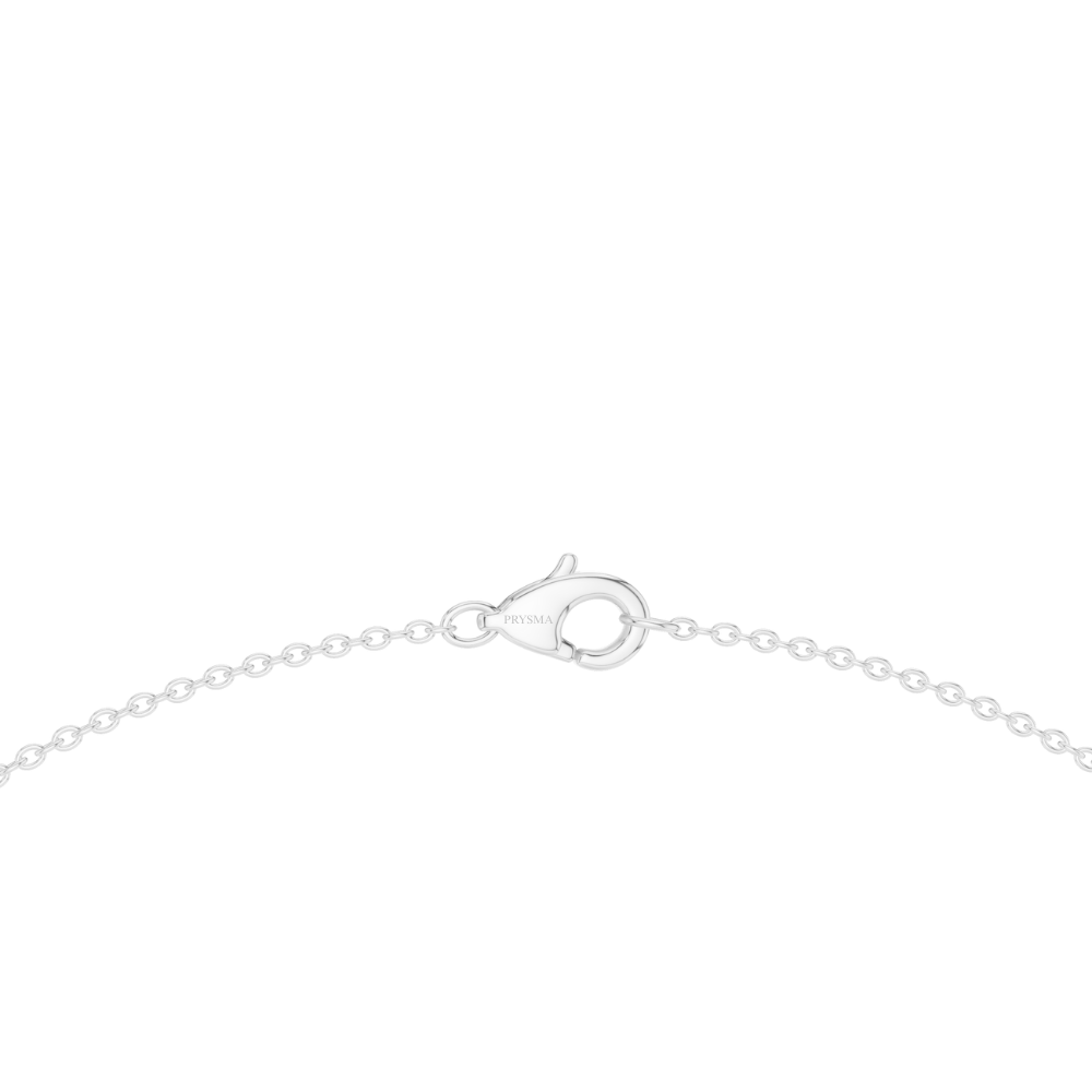 Celestia Oval Diamond Necklace