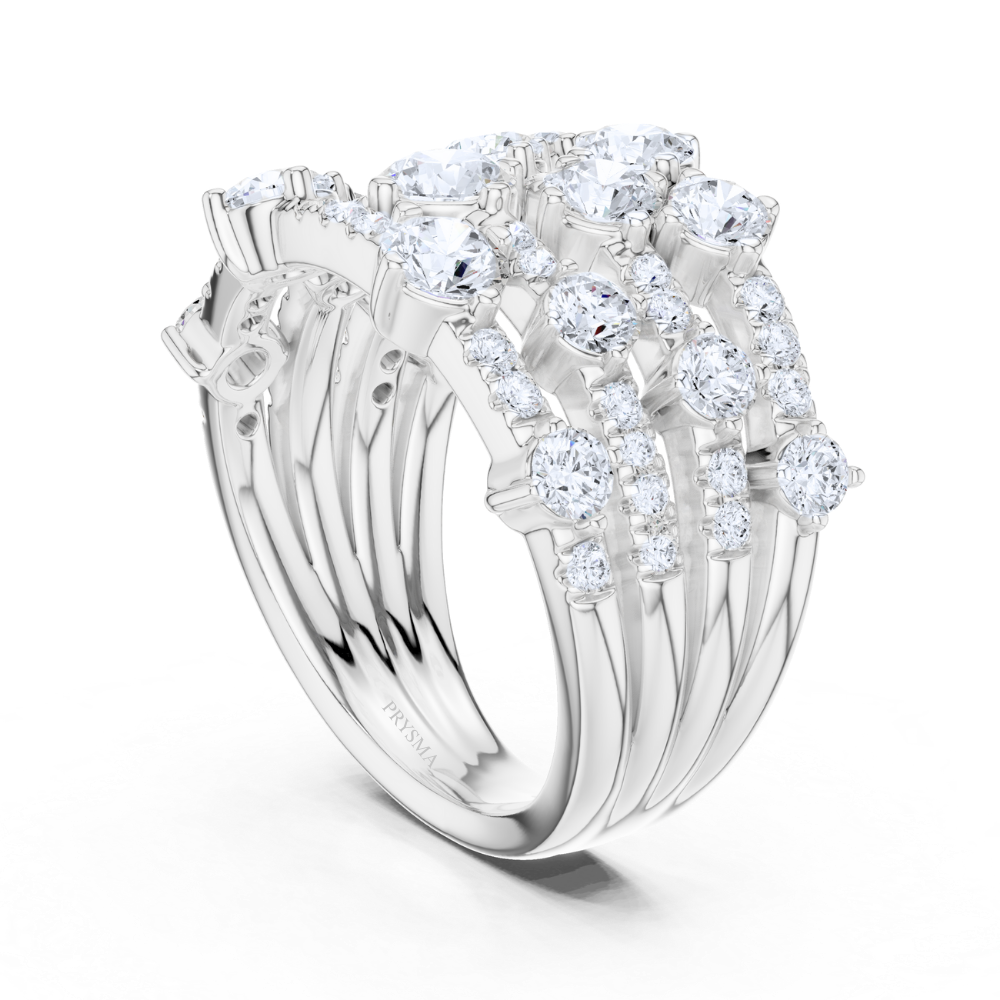 Radiance Crown Diamond Eternity Ring