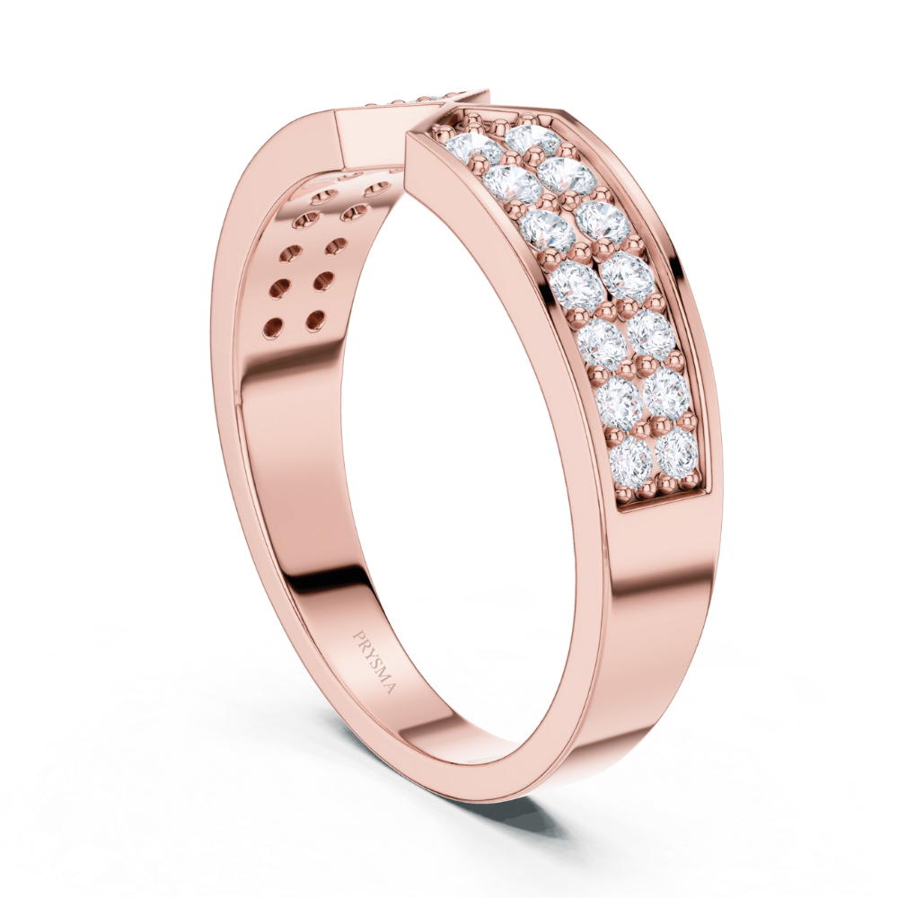Radiance V-Curve Diamond Ring