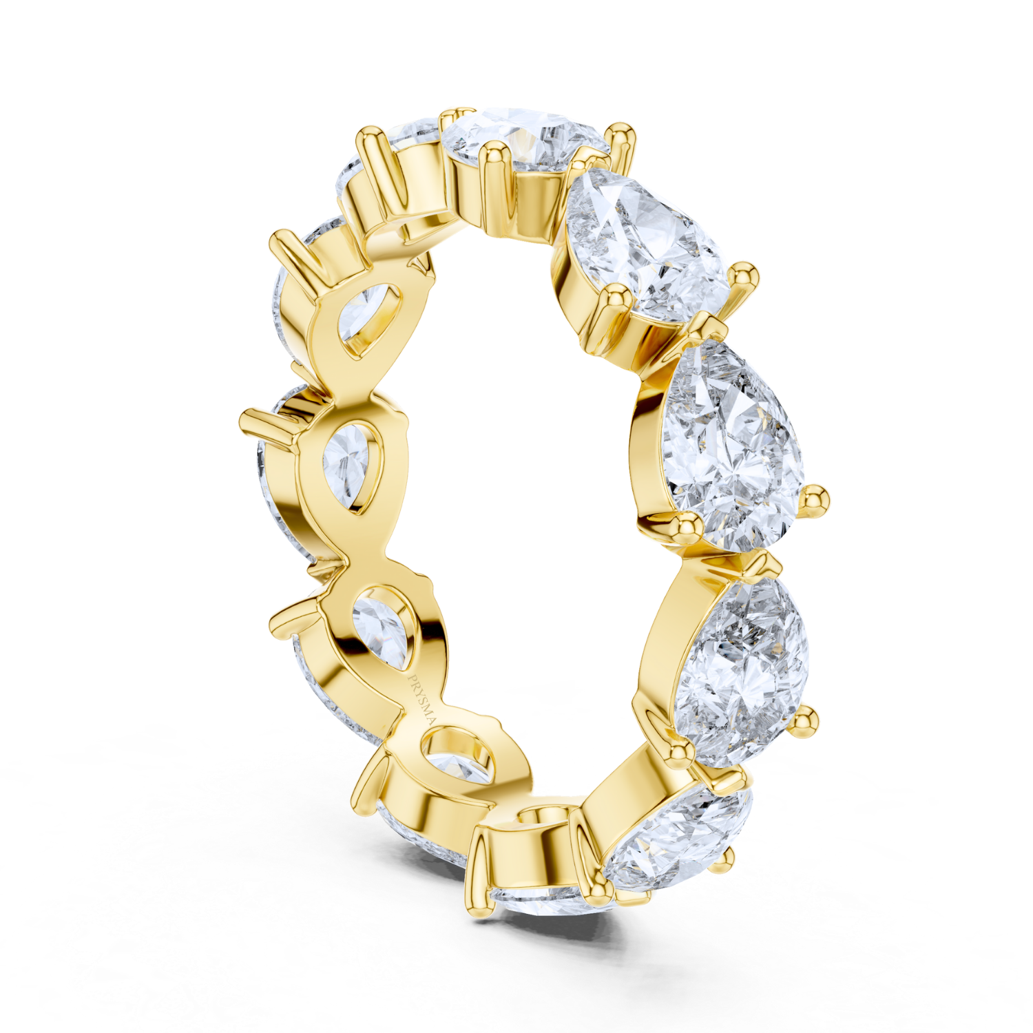 Eterna Pear Diamond Band