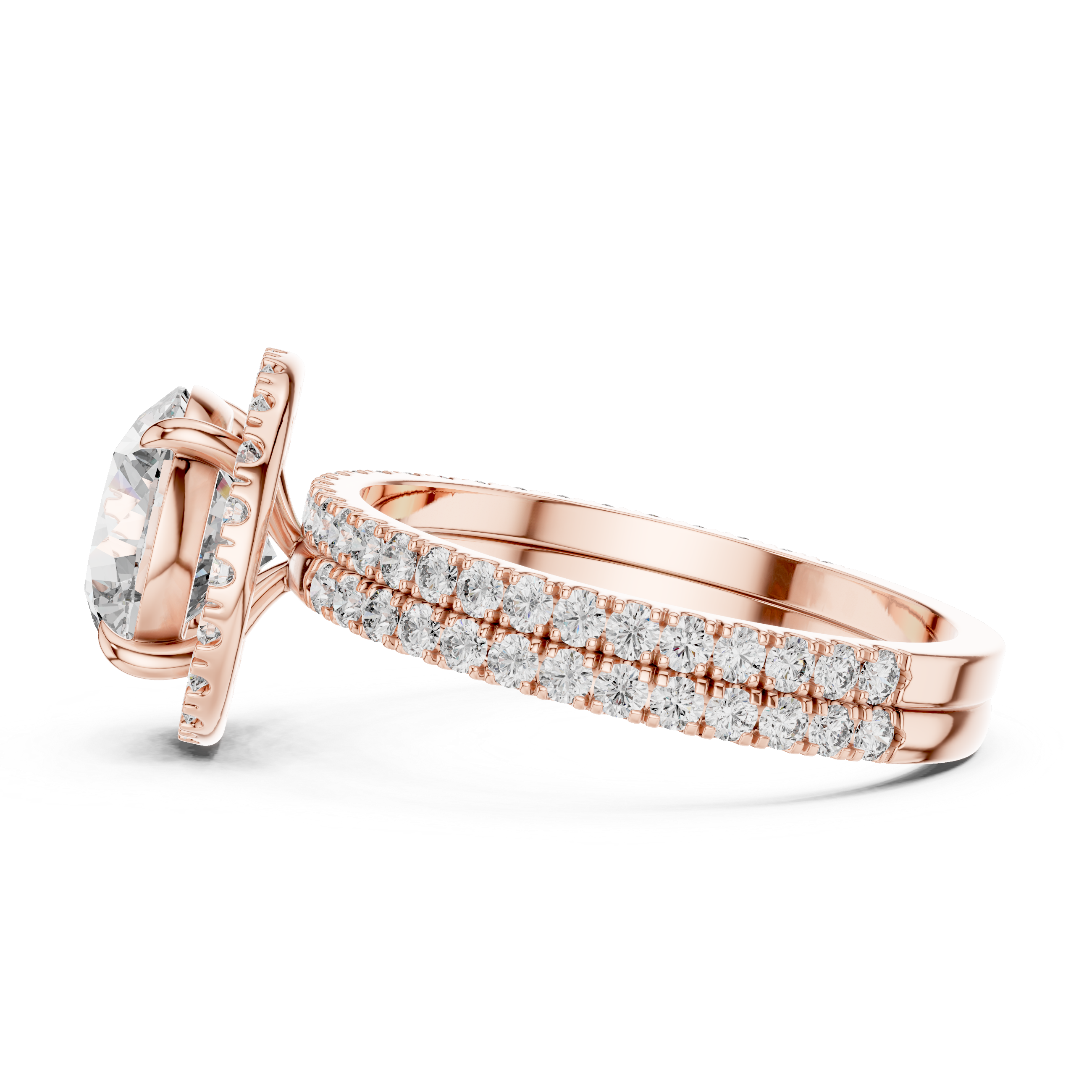 Regalia Halo Lab Diamond Ring