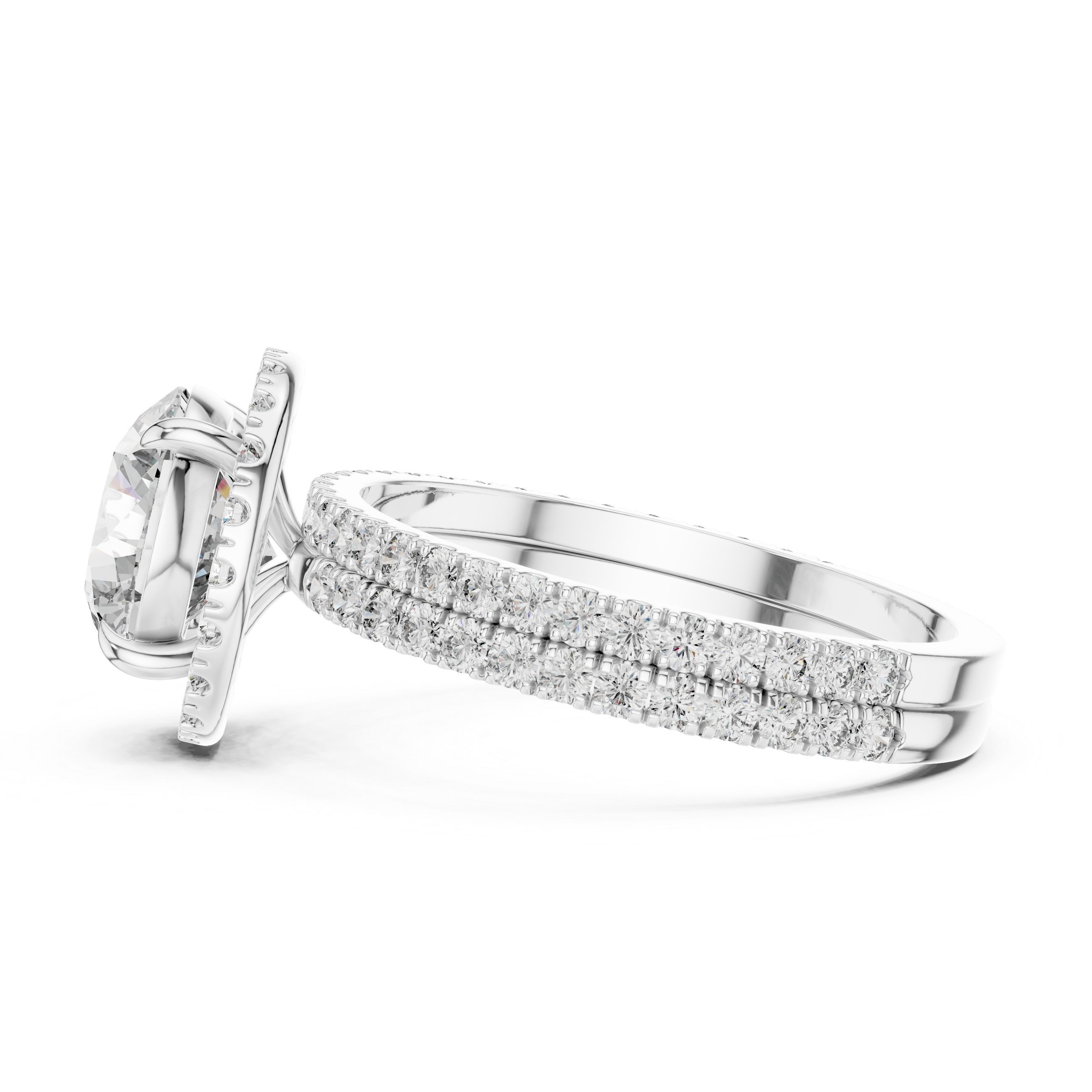 Regalia Halo Lab Diamond Ring