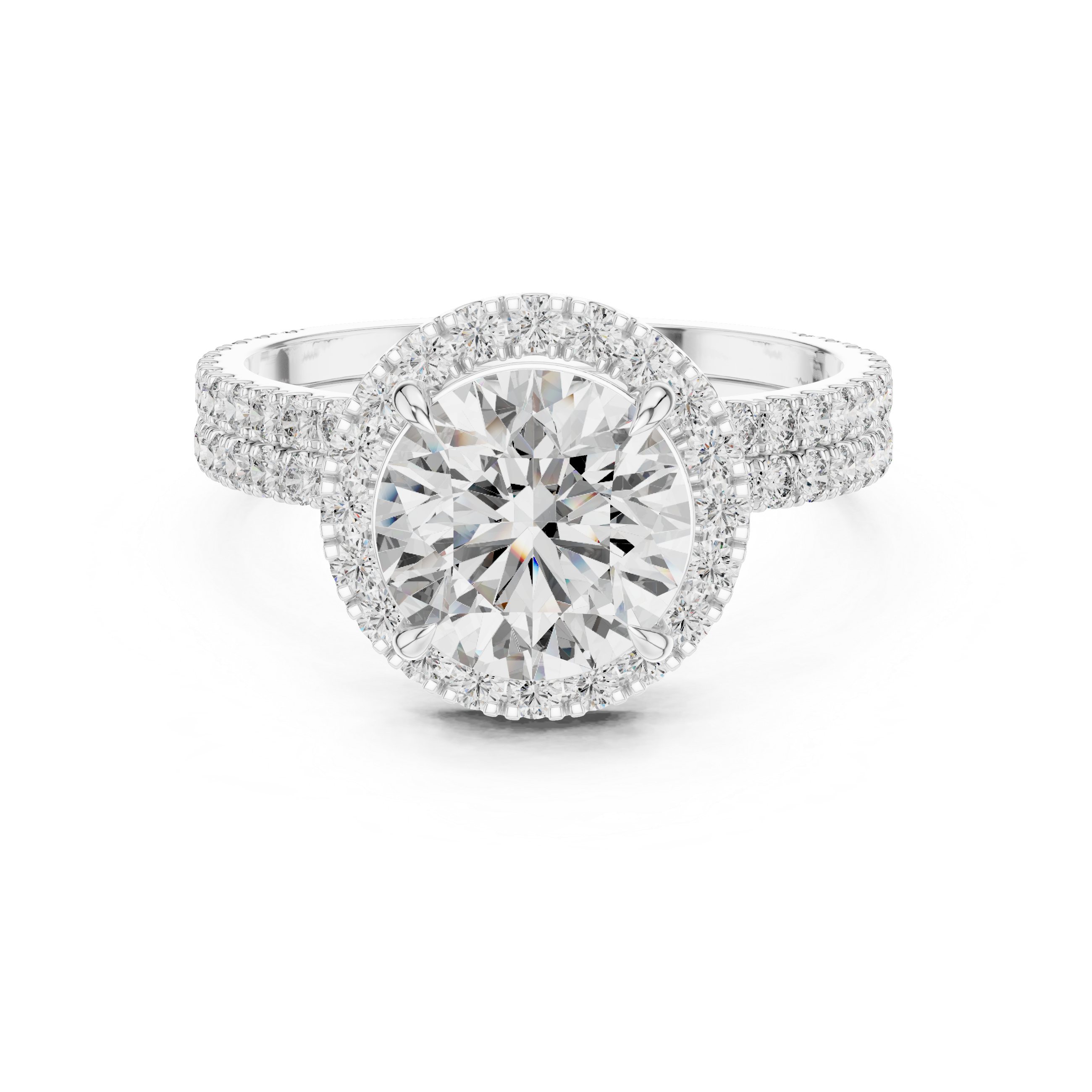 Regalia Halo Lab Diamond Ring
